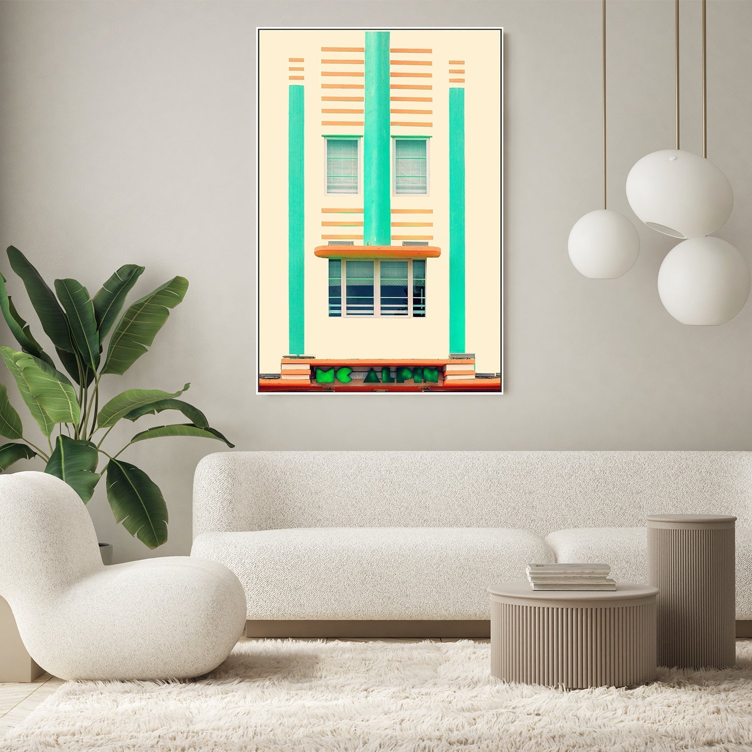 wall-art-print-canvas-poster-framed-Colourful Miami , By Peter Dulis-7