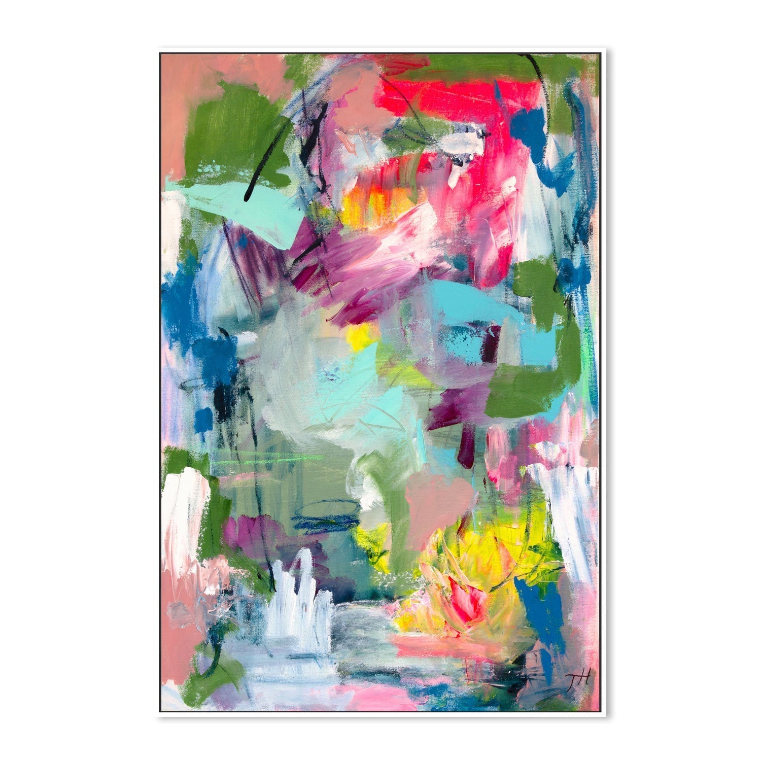 wall-art-print-canvas-poster-framed-Colourful Palette, By Tove Hoglund-GIOIA-WALL-ART