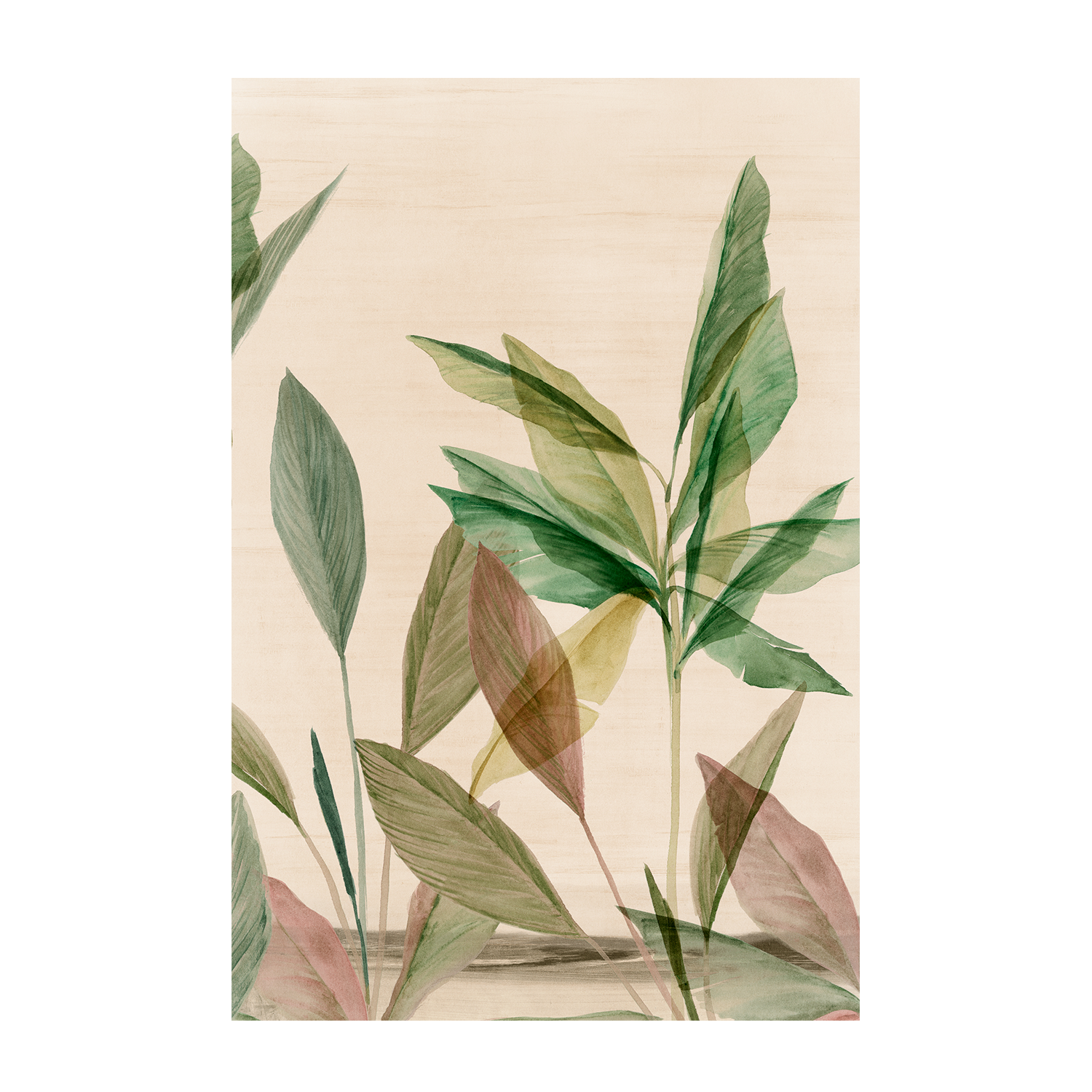 wall-art-print-canvas-poster-framed-Colourful Tropics, Style A & B, Set Of 2 , By Aria K-9