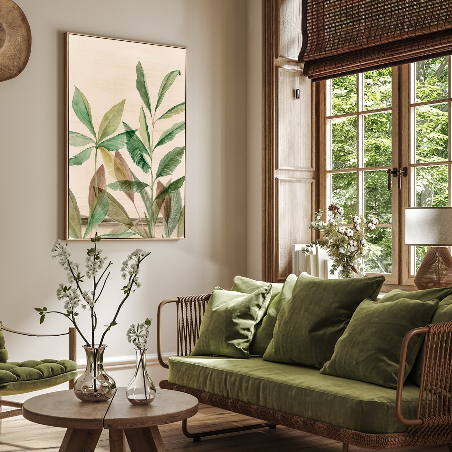 wall-art-print-canvas-poster-framed-Colourful Tropics, Style A , By Aria K-7