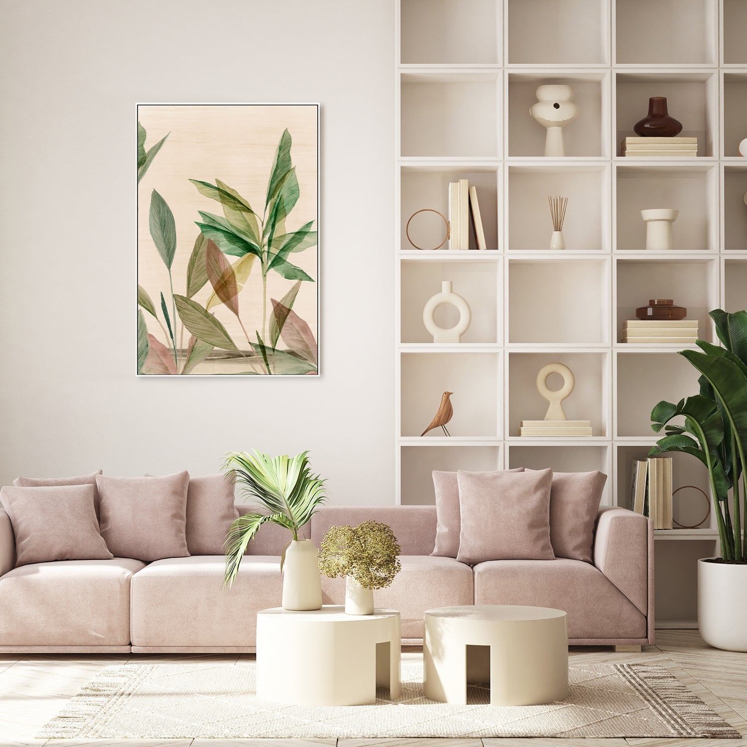 wall-art-print-canvas-poster-framed-Colourful Tropics, Style B , By Aria K-7