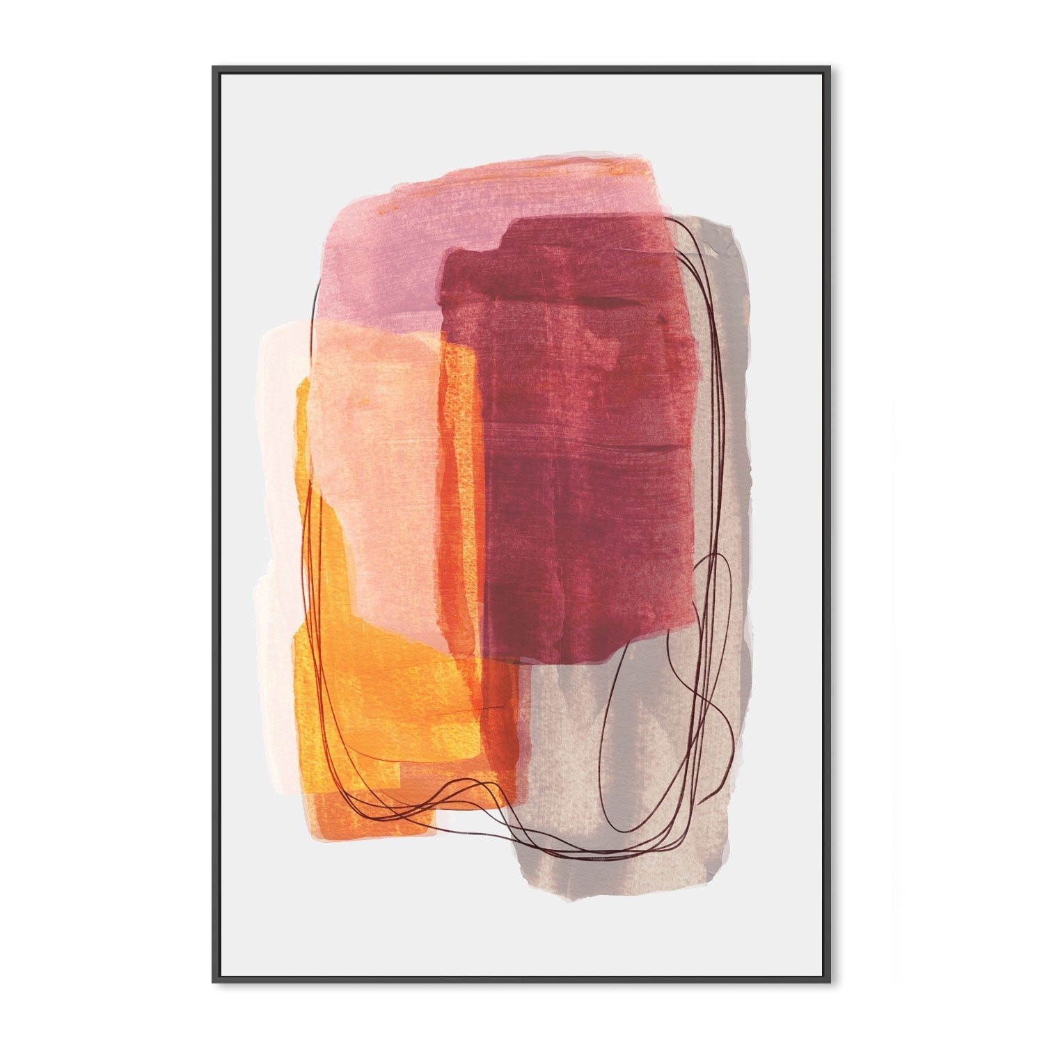 wall-art-print-canvas-poster-framed-Concentrated Colour, By Mareike Bohmer-GIOIA-WALL-ART