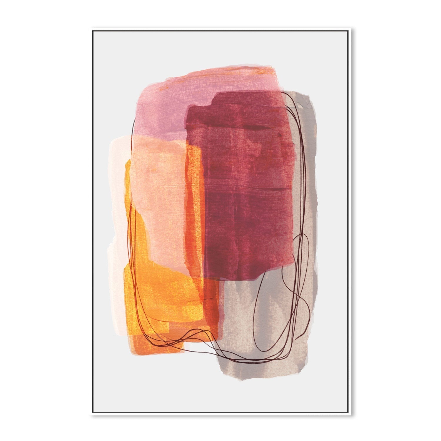 wall-art-print-canvas-poster-framed-Concentrated Colour, By Mareike Bohmer-GIOIA-WALL-ART