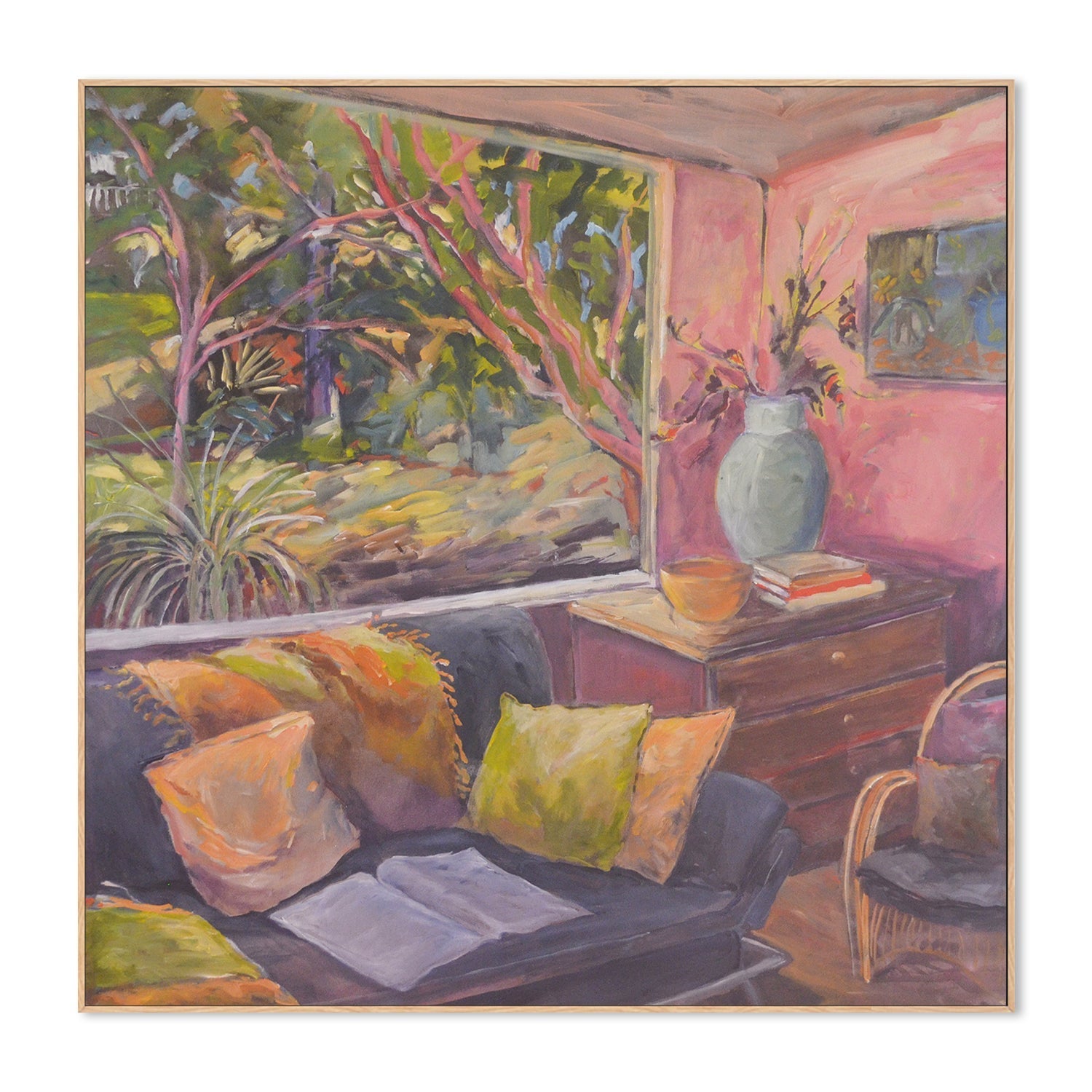 wall-art-print-canvas-poster-framed-Contemplation Corner , By Christine Read-4