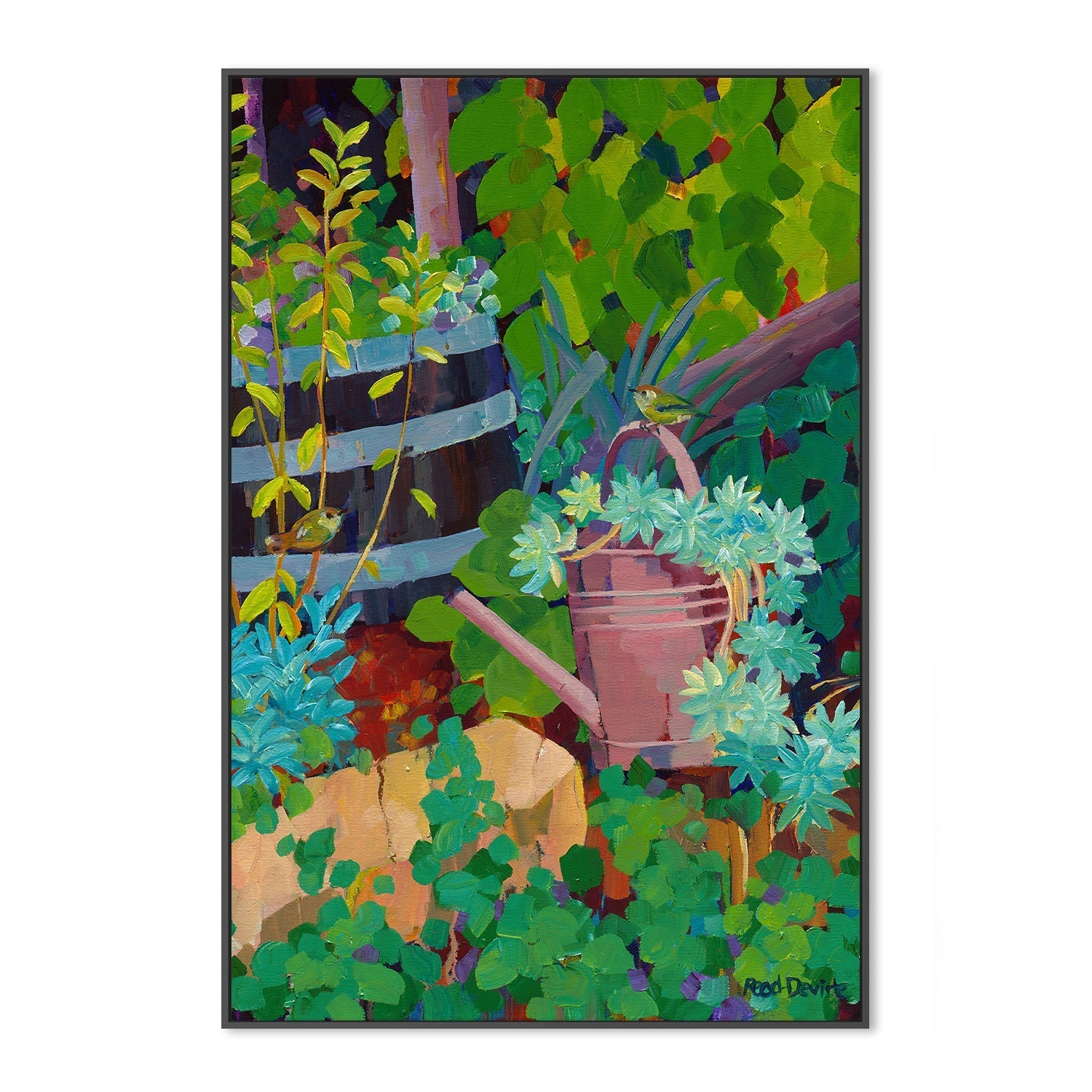 wall-art-print-canvas-poster-framed-Conversation , By Mellissa Read Devine-3