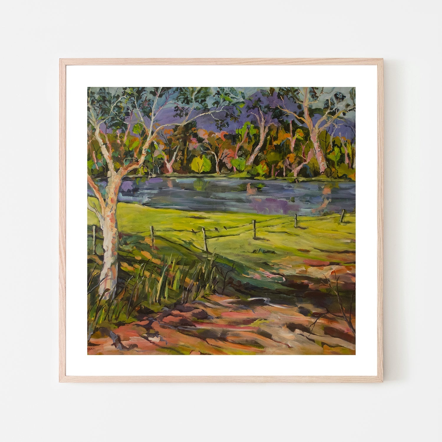 wall-art-print-canvas-poster-framed-Conversations With The Kangaroo Valley , By Christine Read-6