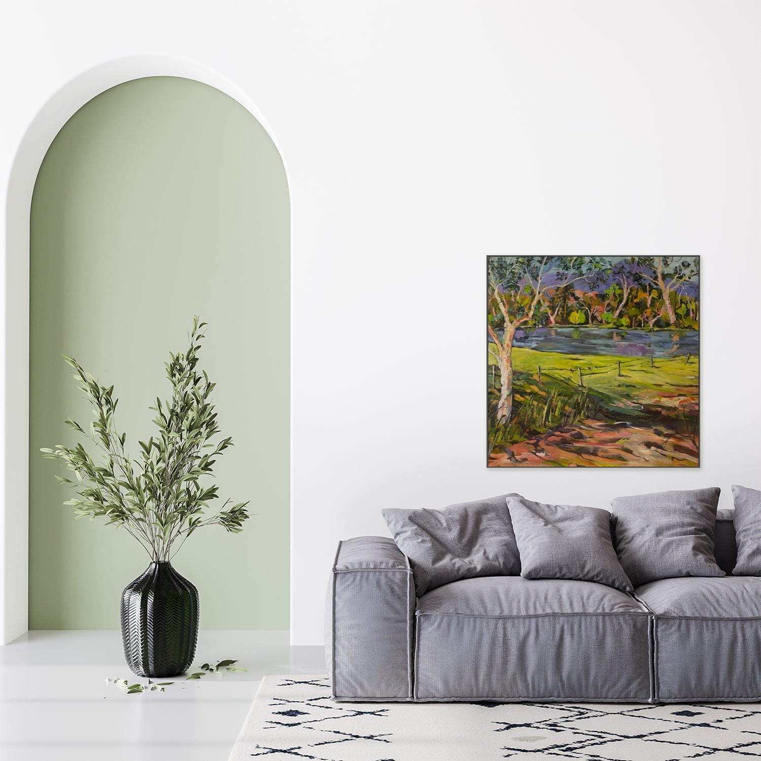 wall-art-print-canvas-poster-framed-Conversations With The Kangaroo Valley , By Christine Read-7