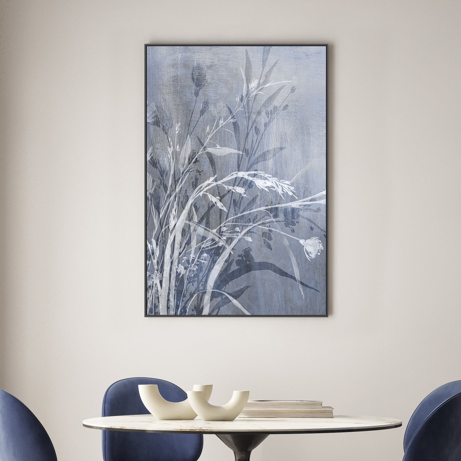 wall-art-print-canvas-poster-framed-Cool Flower, Style A , By Aria K-2