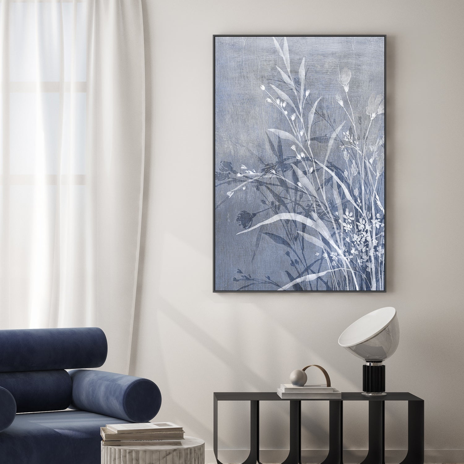 wall-art-print-canvas-poster-framed-Cool Flower, Style B , By Aria K-2