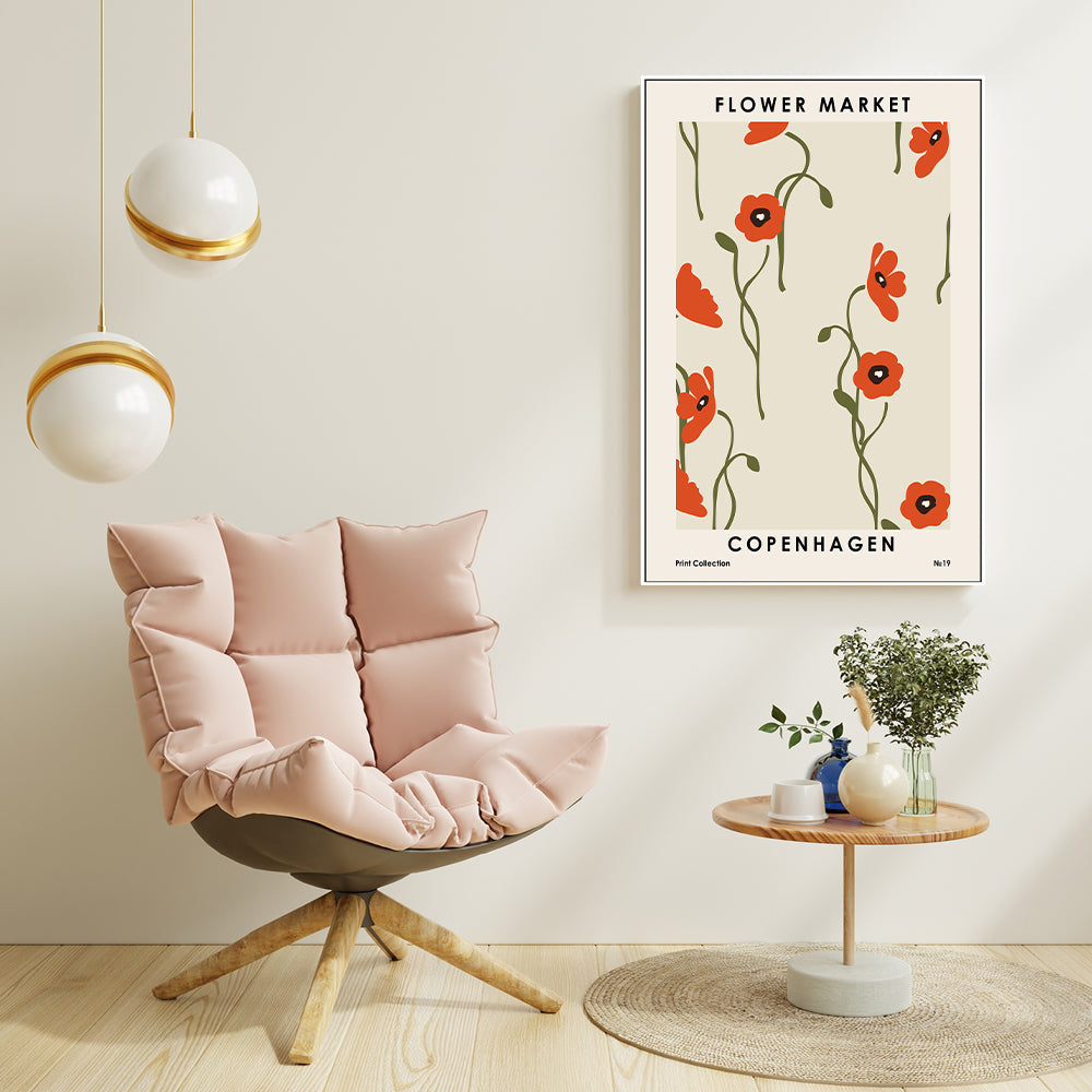 wall-art-print-canvas-poster-framed-Copenhagen Flower Market-GIOIA-WALL-ART