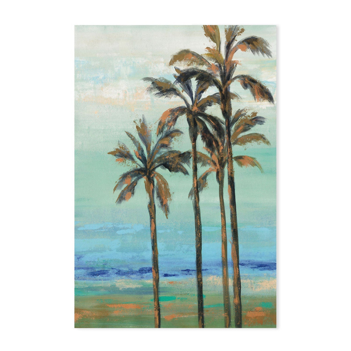 wall-art-print-canvas-poster-framed-Copper Palms , By Silvia Vassileva-GIOIA-WALL-ART