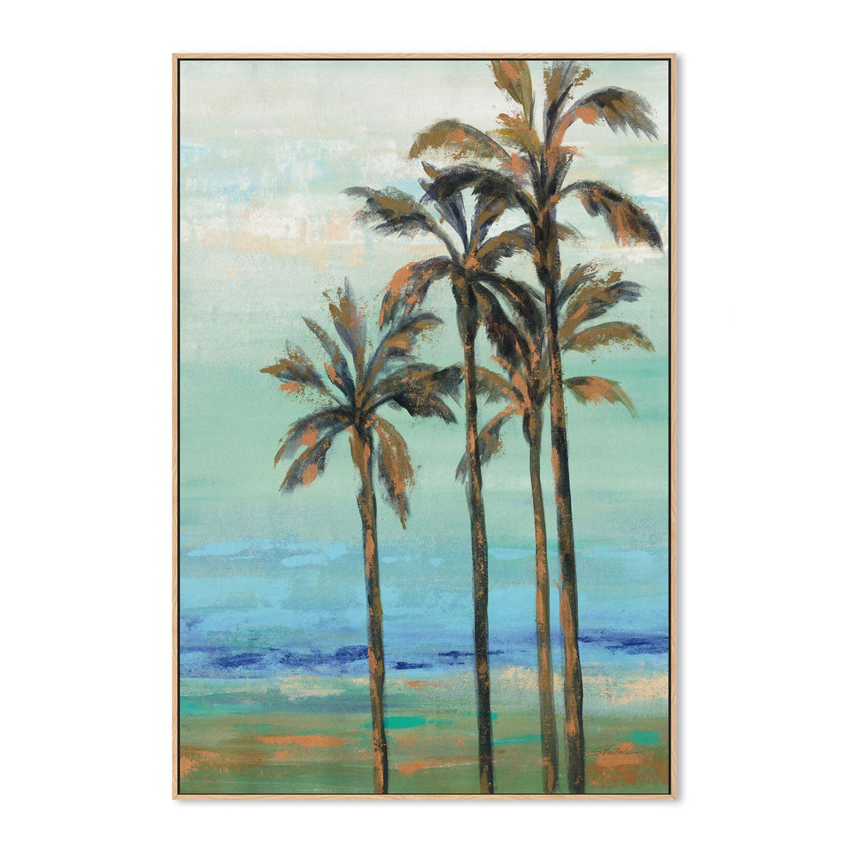 wall-art-print-canvas-poster-framed-Copper Palms , By Silvia Vassileva-GIOIA-WALL-ART