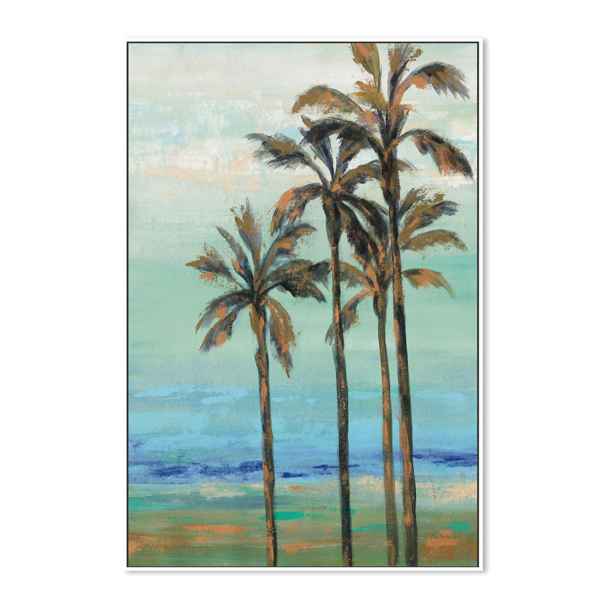 wall-art-print-canvas-poster-framed-Copper Palms , By Silvia Vassileva-GIOIA-WALL-ART