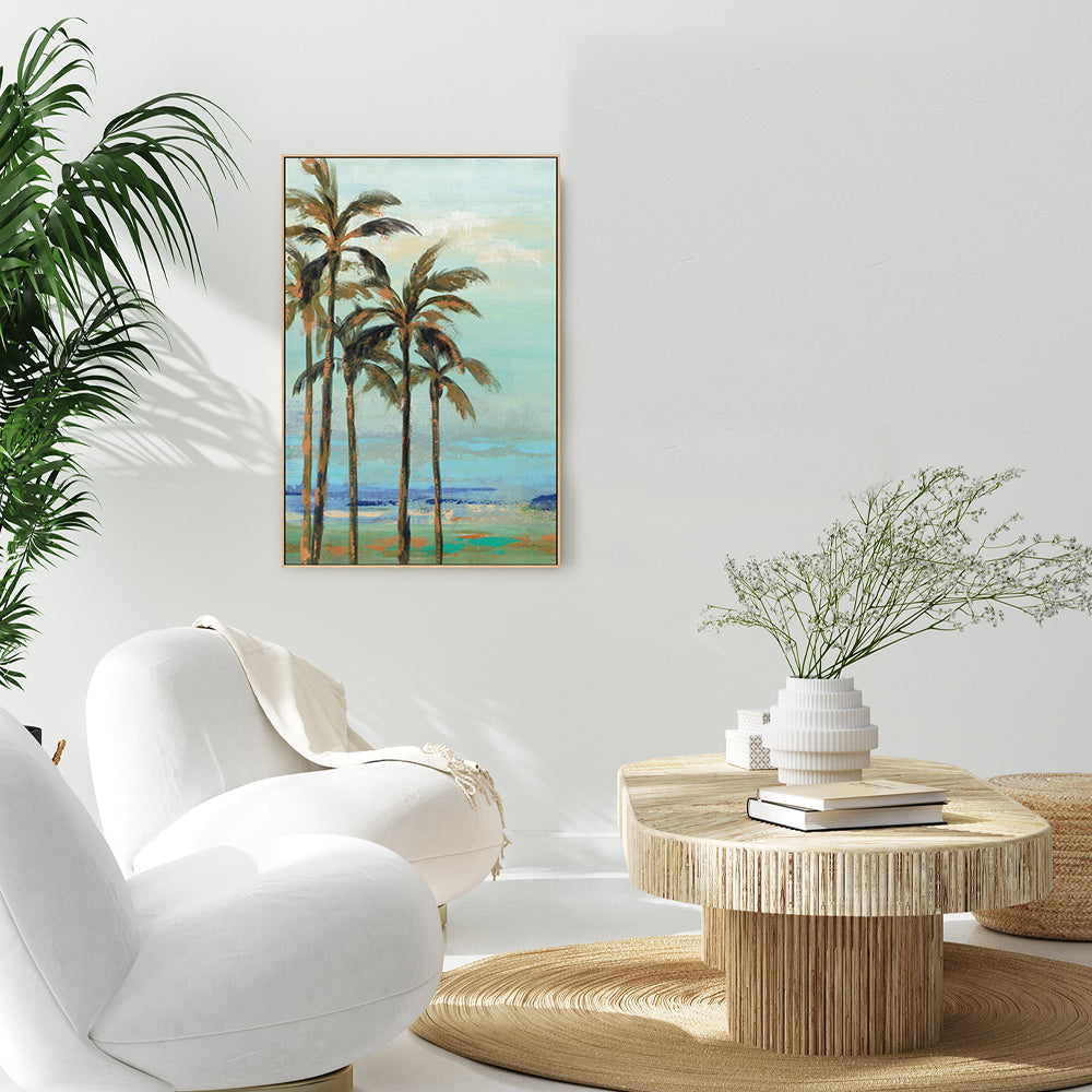 wall-art-print-canvas-poster-framed-Copper Palms, Style B-by-Silvia Vassileva-Gioia Wall Art