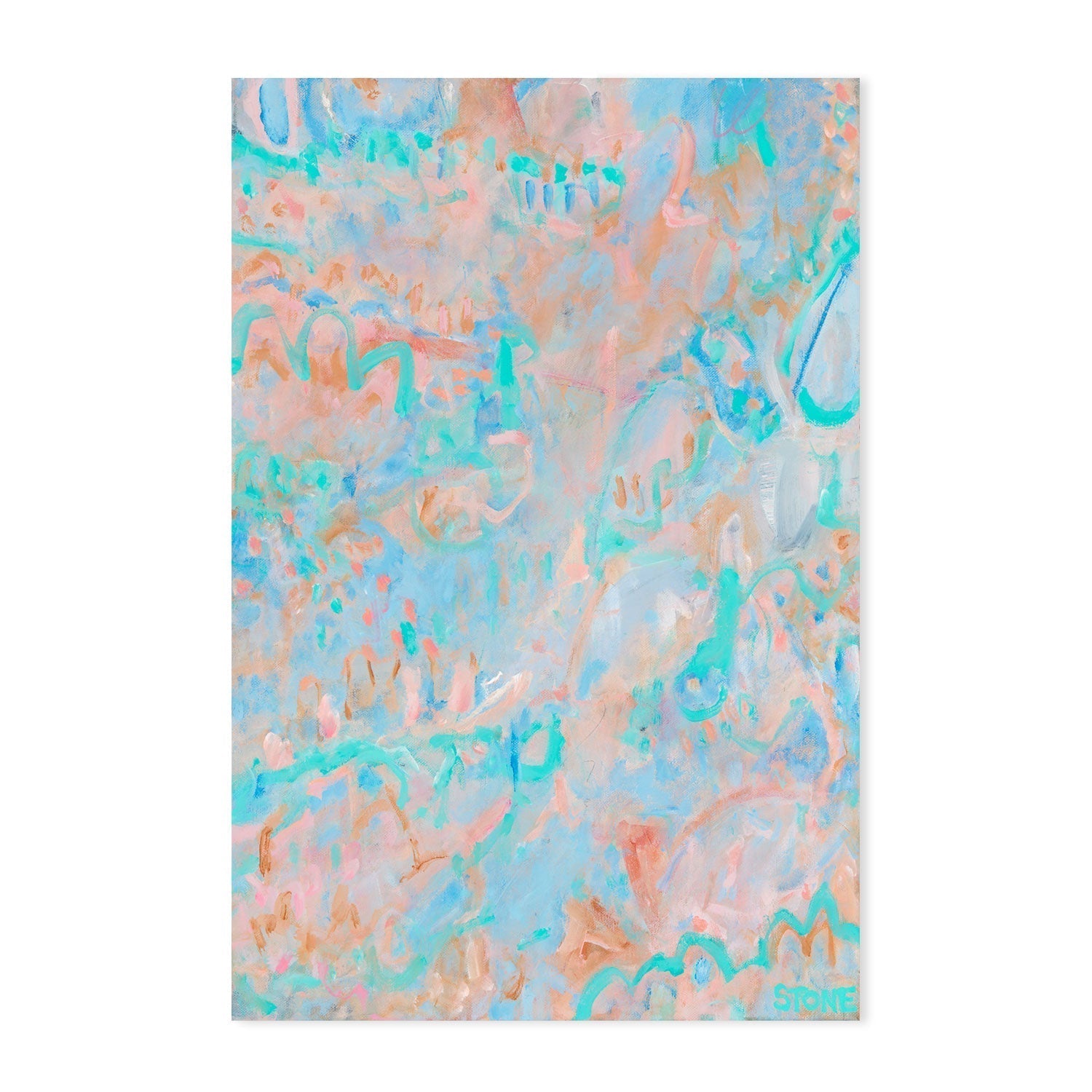 wall-art-print-canvas-poster-framed-Coral Garden , By Belinda Stone-GIOIA-WALL-ART