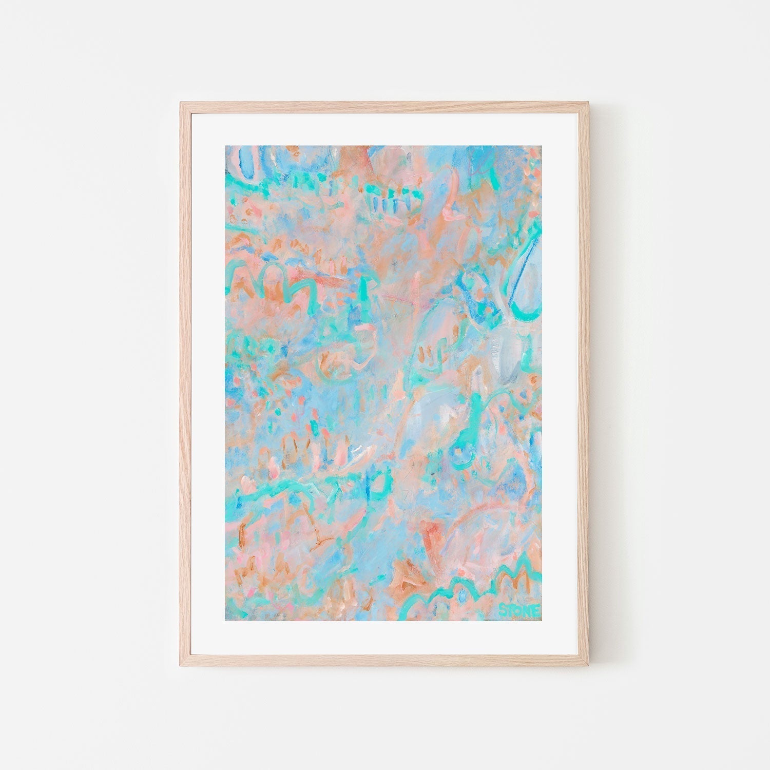 wall-art-print-canvas-poster-framed-Coral Garden , By Belinda Stone-GIOIA-WALL-ART