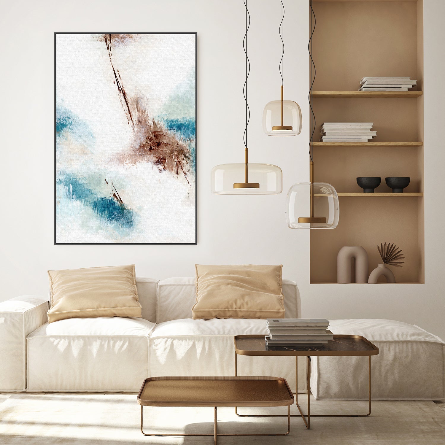 wall-art-print-canvas-poster-framed-Cosmic Abstract, Style B , By Nikita Jariwala-7