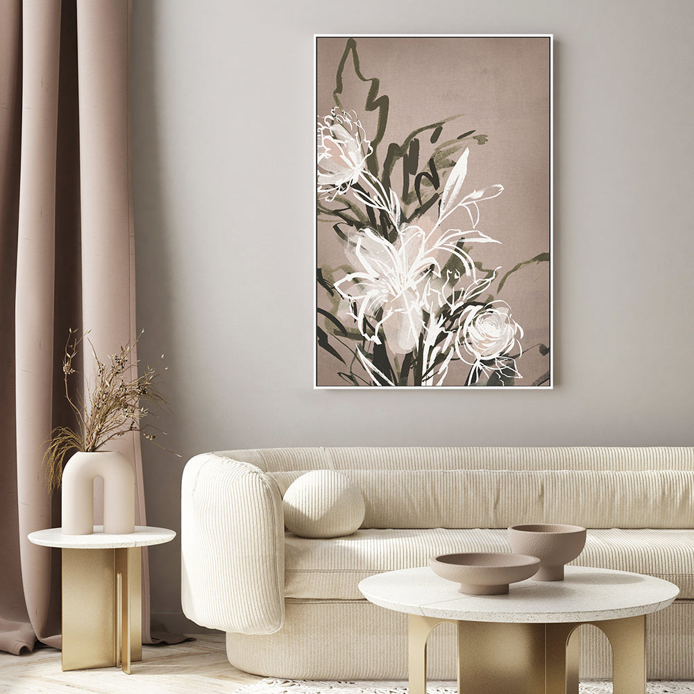 wall-art-print-canvas-poster-framed-Cottage Bouquet-by-Dear Musketeer Studio-Gioia Wall Art