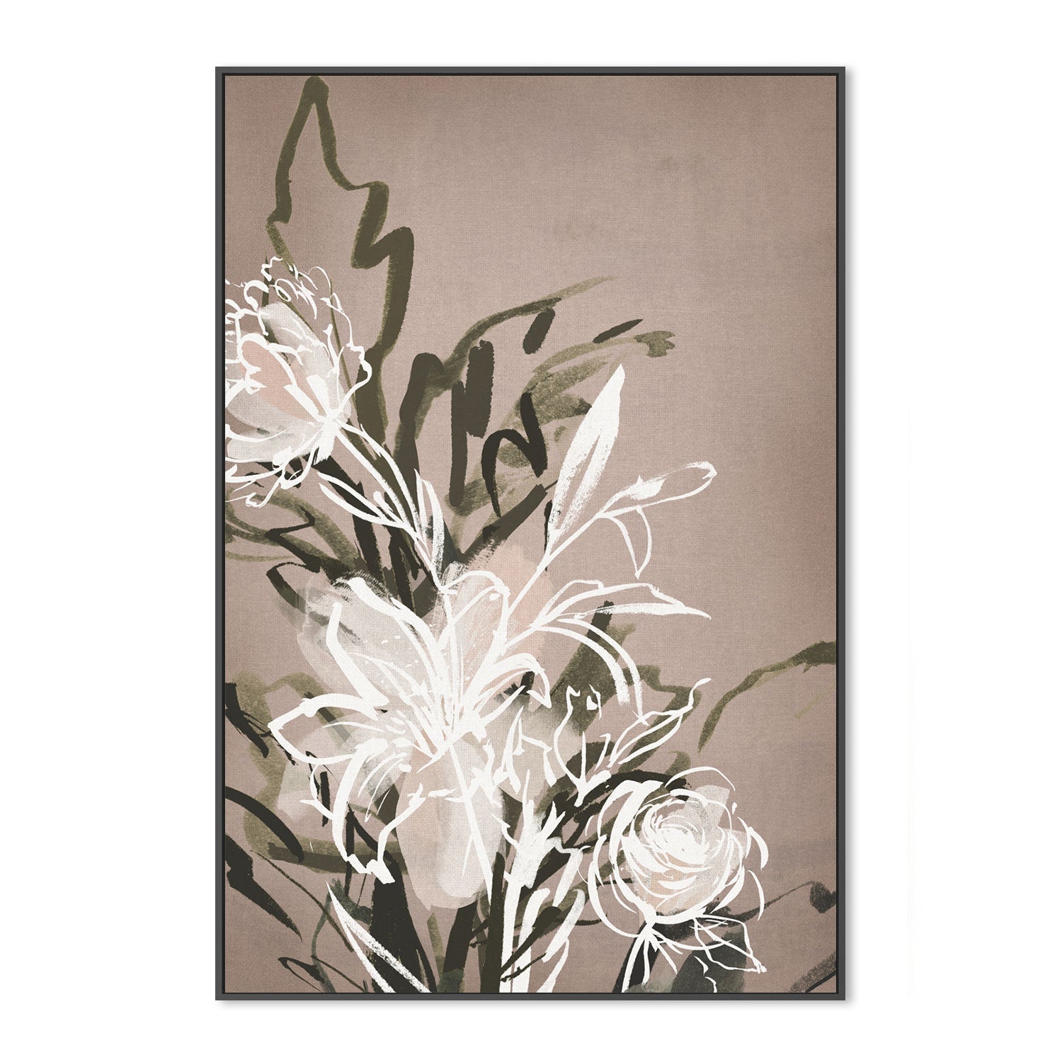 wall-art-print-canvas-poster-framed-Cottage Bouquet-by-Dear Musketeer Studio-Gioia Wall Art