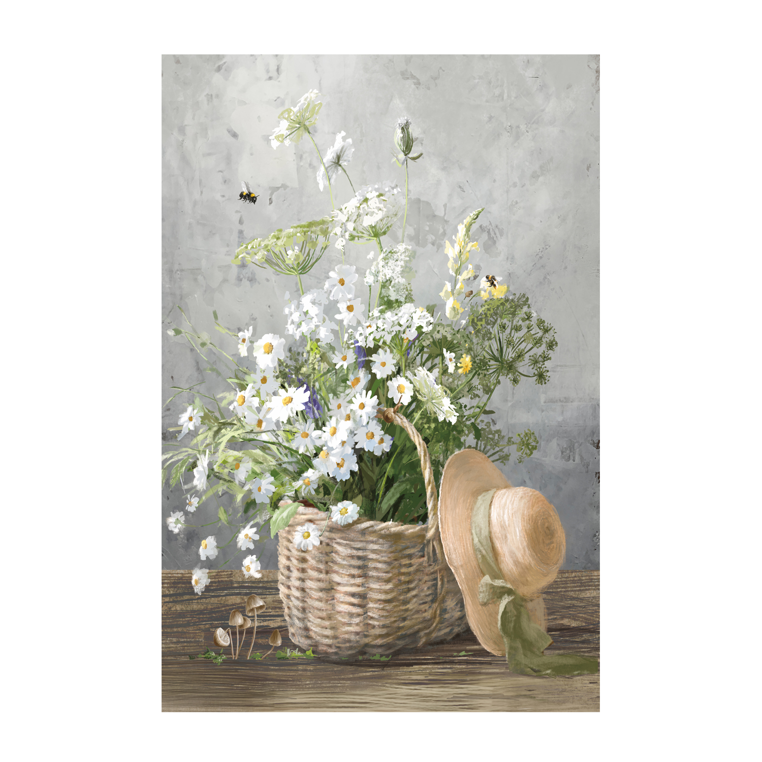wall-art-print-canvas-poster-framed-Cottage Gardening, Style A , By Danhui Nai-GIOIA-WALL-ART
