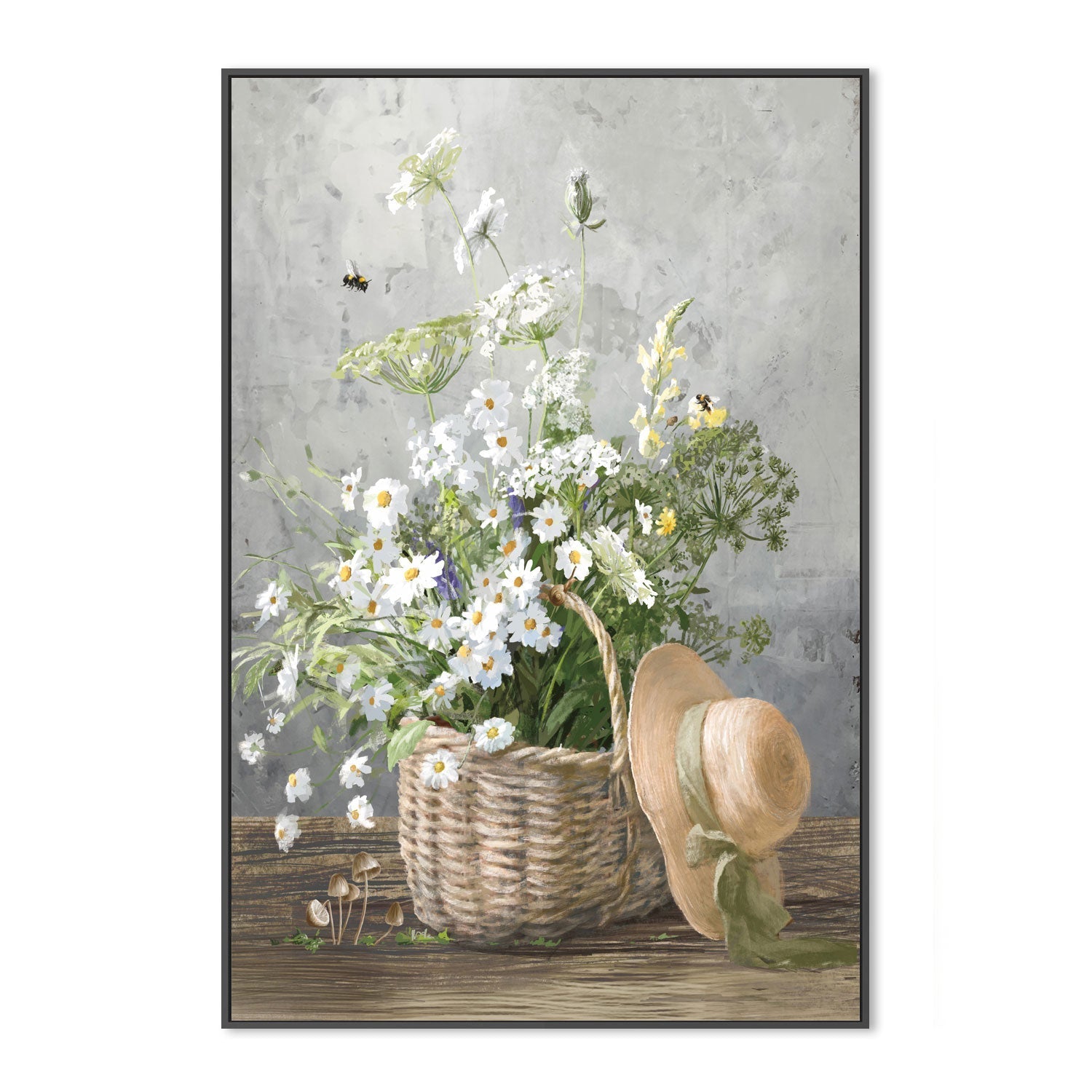 wall-art-print-canvas-poster-framed-Cottage Gardening, Style A , By Danhui Nai-GIOIA-WALL-ART