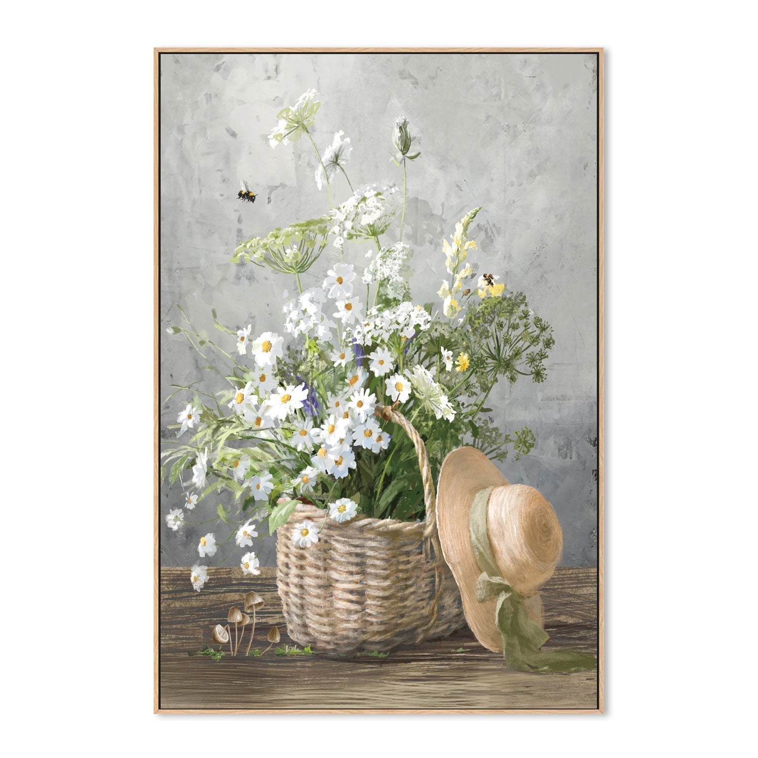 wall-art-print-canvas-poster-framed-Cottage Gardening, Style A , By Danhui Nai-GIOIA-WALL-ART