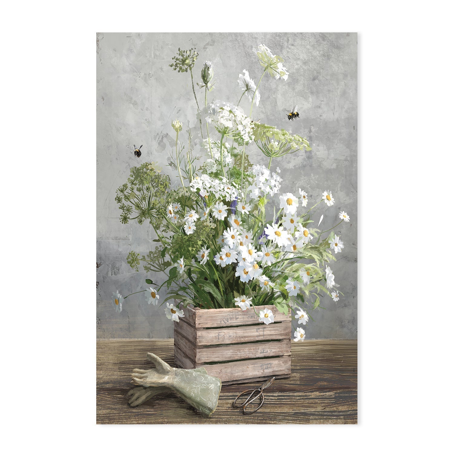 wall-art-print-canvas-poster-framed-Cottage Gardening, Style A & Style B, Set Of 2 , By Danhui Nai-GIOIA-WALL-ART