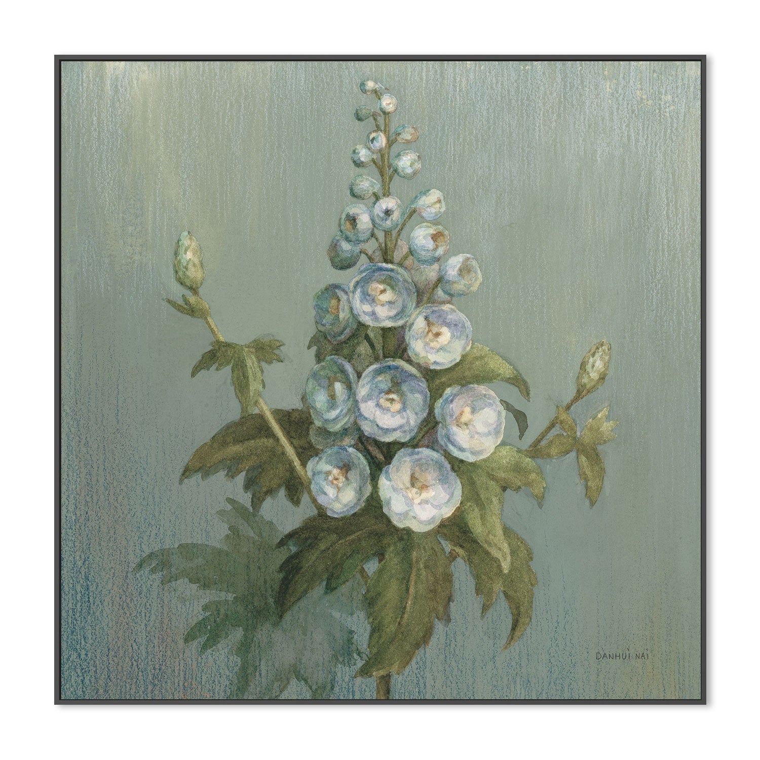wall-art-print-canvas-poster-framed-Cottage Larkspur , By Danhui Nai-3