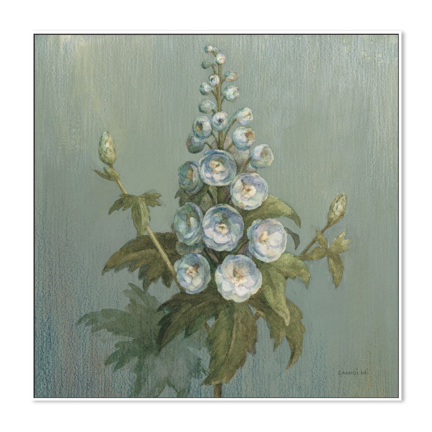 wall-art-print-canvas-poster-framed-Cottage Larkspur , By Danhui Nai-5