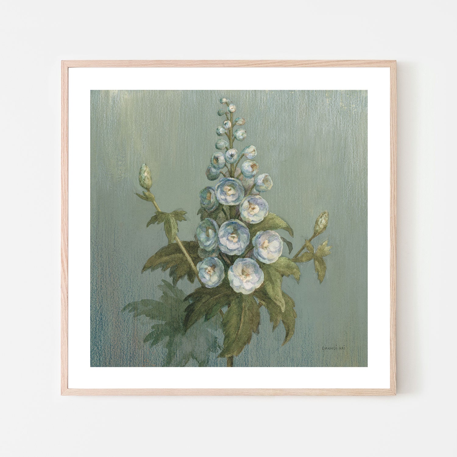 wall-art-print-canvas-poster-framed-Cottage Larkspur , By Danhui Nai-6