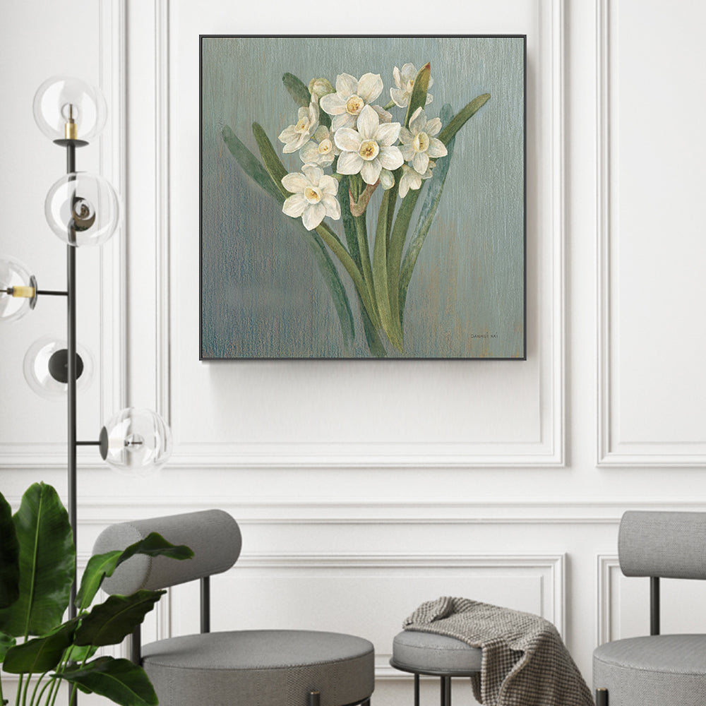 wall-art-print-canvas-poster-framed-Cottage Narcissus , By Danhui Nai-2