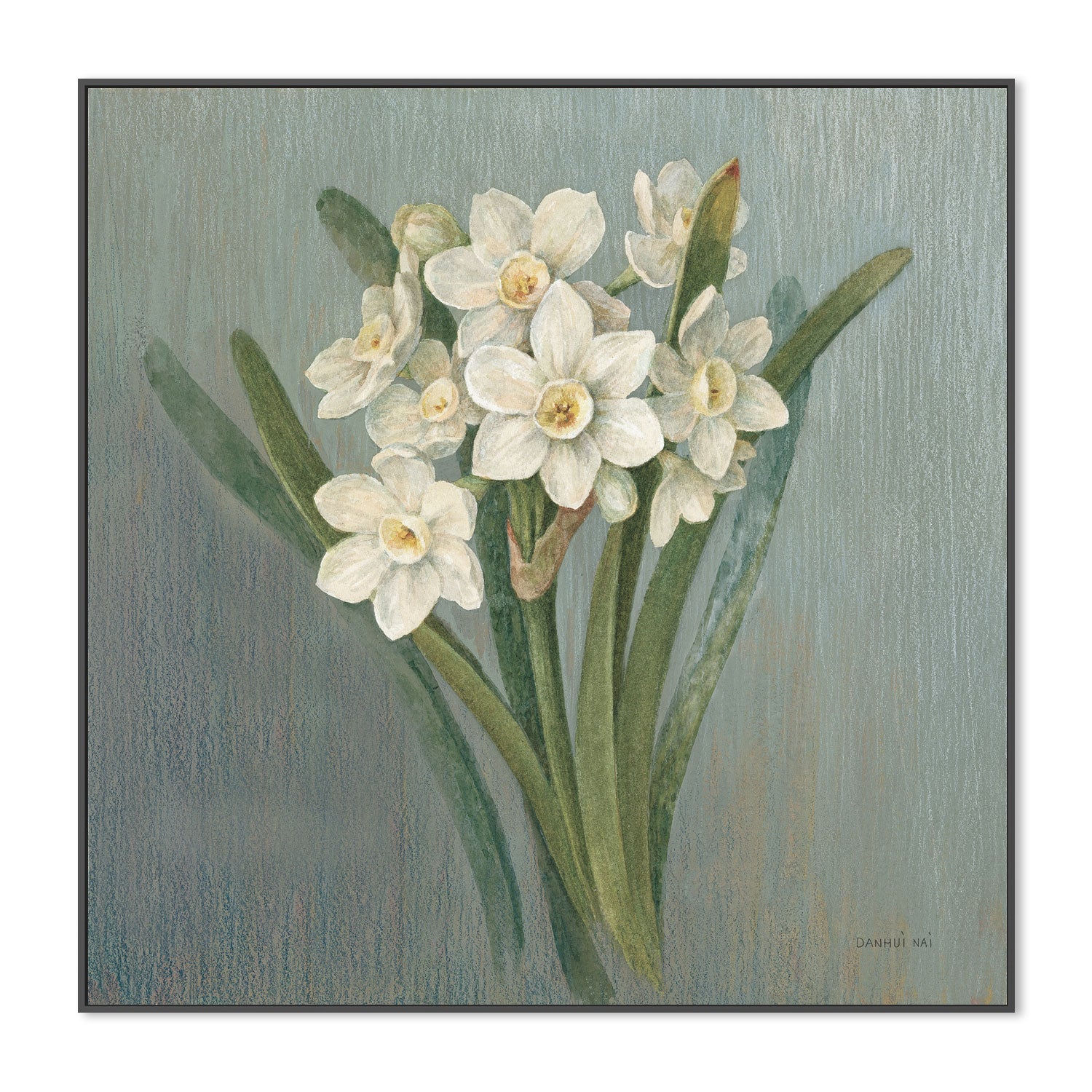 wall-art-print-canvas-poster-framed-Cottage Narcissus , By Danhui Nai-3