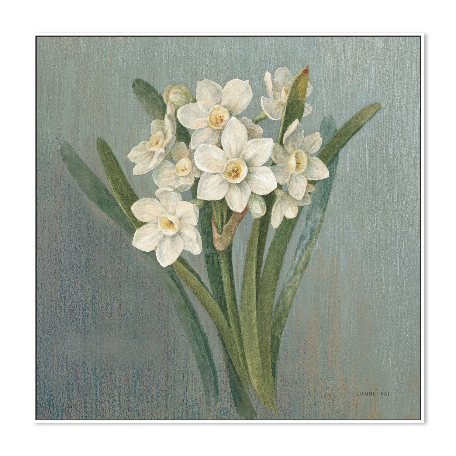 wall-art-print-canvas-poster-framed-Cottage Narcissus , By Danhui Nai-5