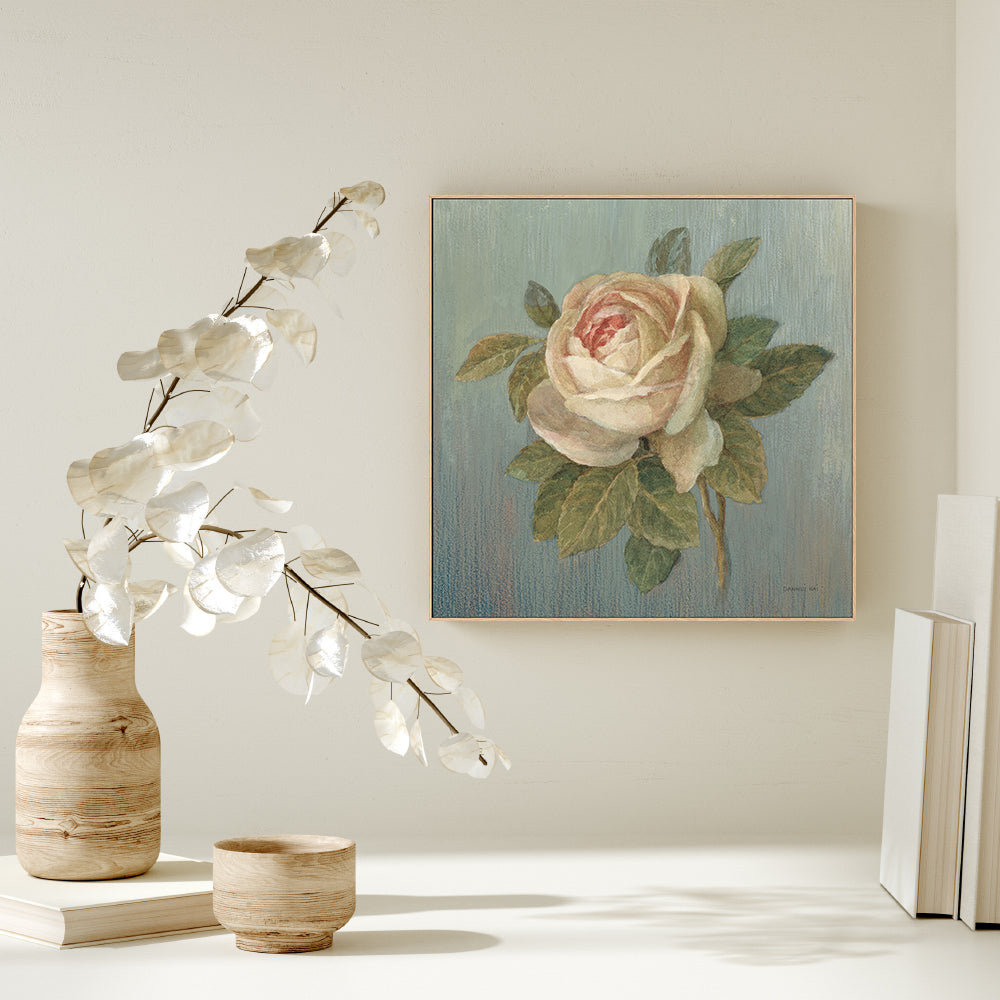 wall-art-print-canvas-poster-framed-Cottage Rose , By Danhui Nai-2