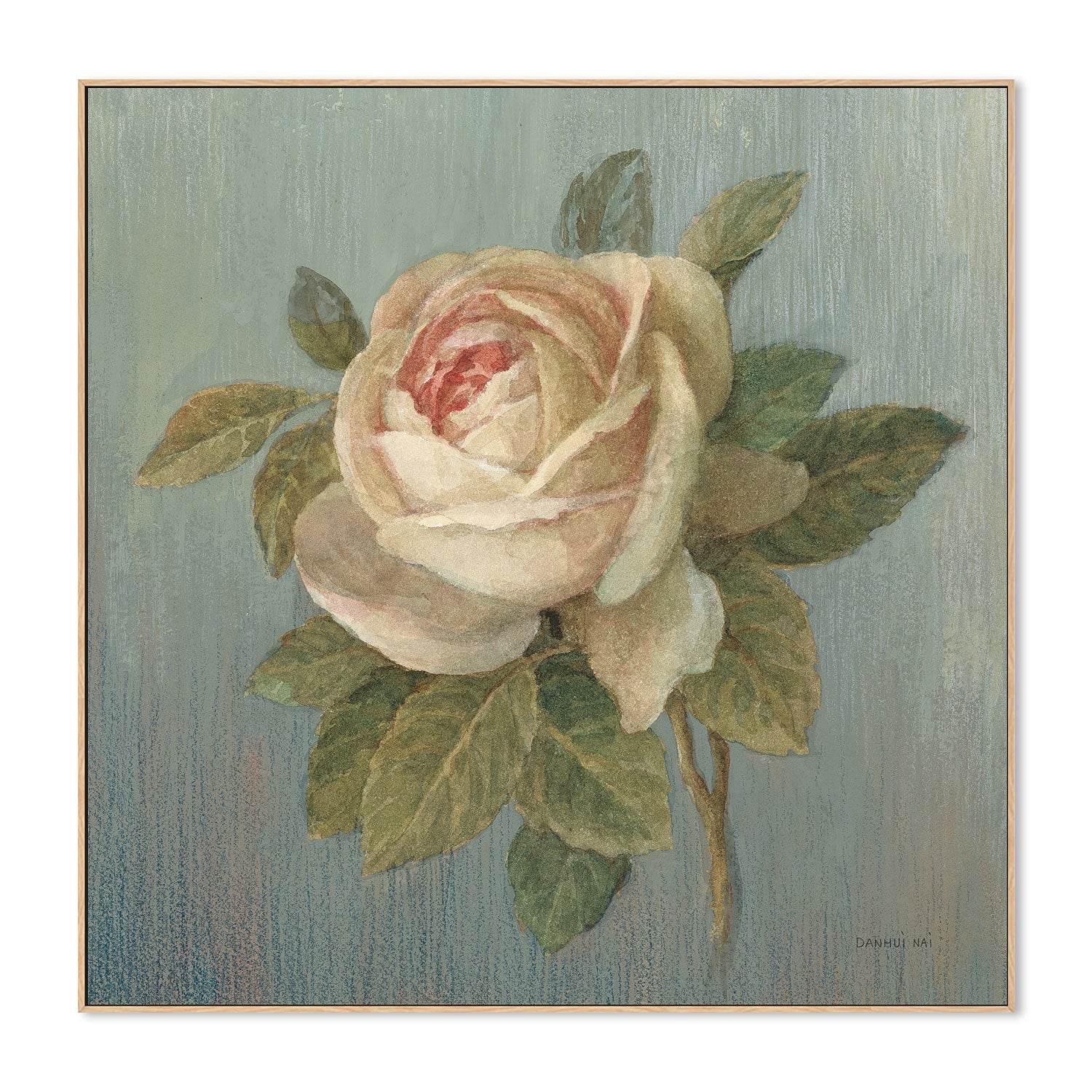 wall-art-print-canvas-poster-framed-Cottage Rose , By Danhui Nai-4