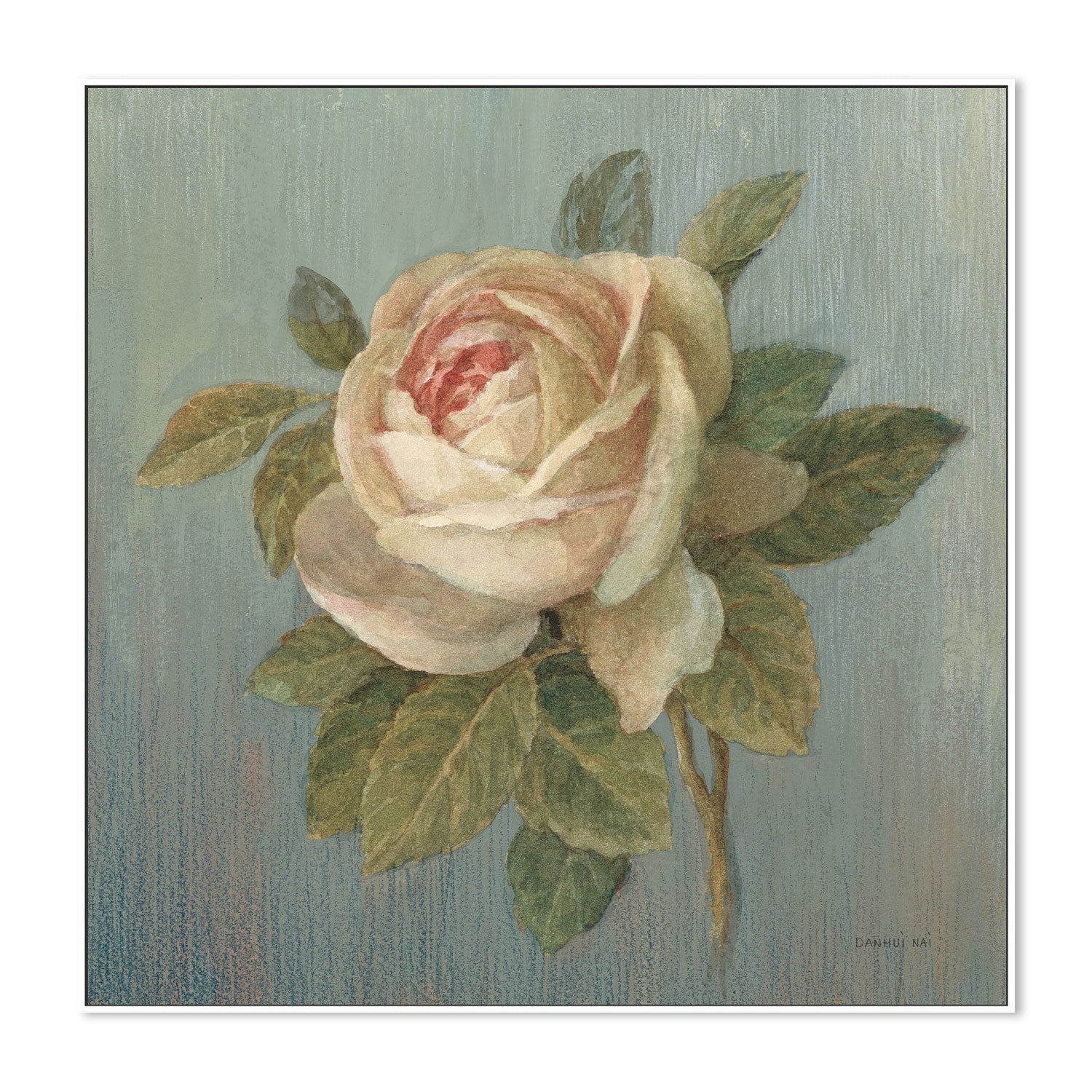 wall-art-print-canvas-poster-framed-Cottage Rose , By Danhui Nai-5