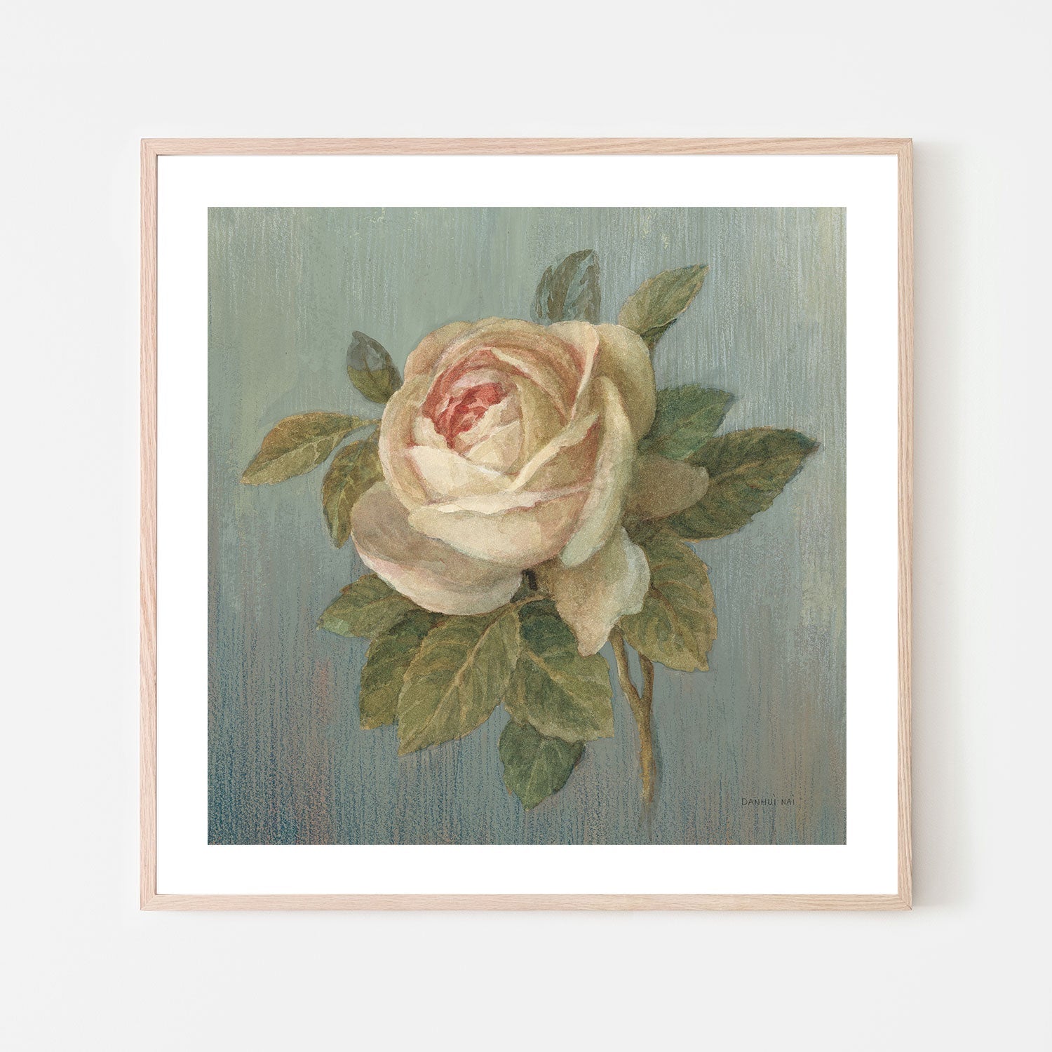 wall-art-print-canvas-poster-framed-Cottage Rose , By Danhui Nai-6
