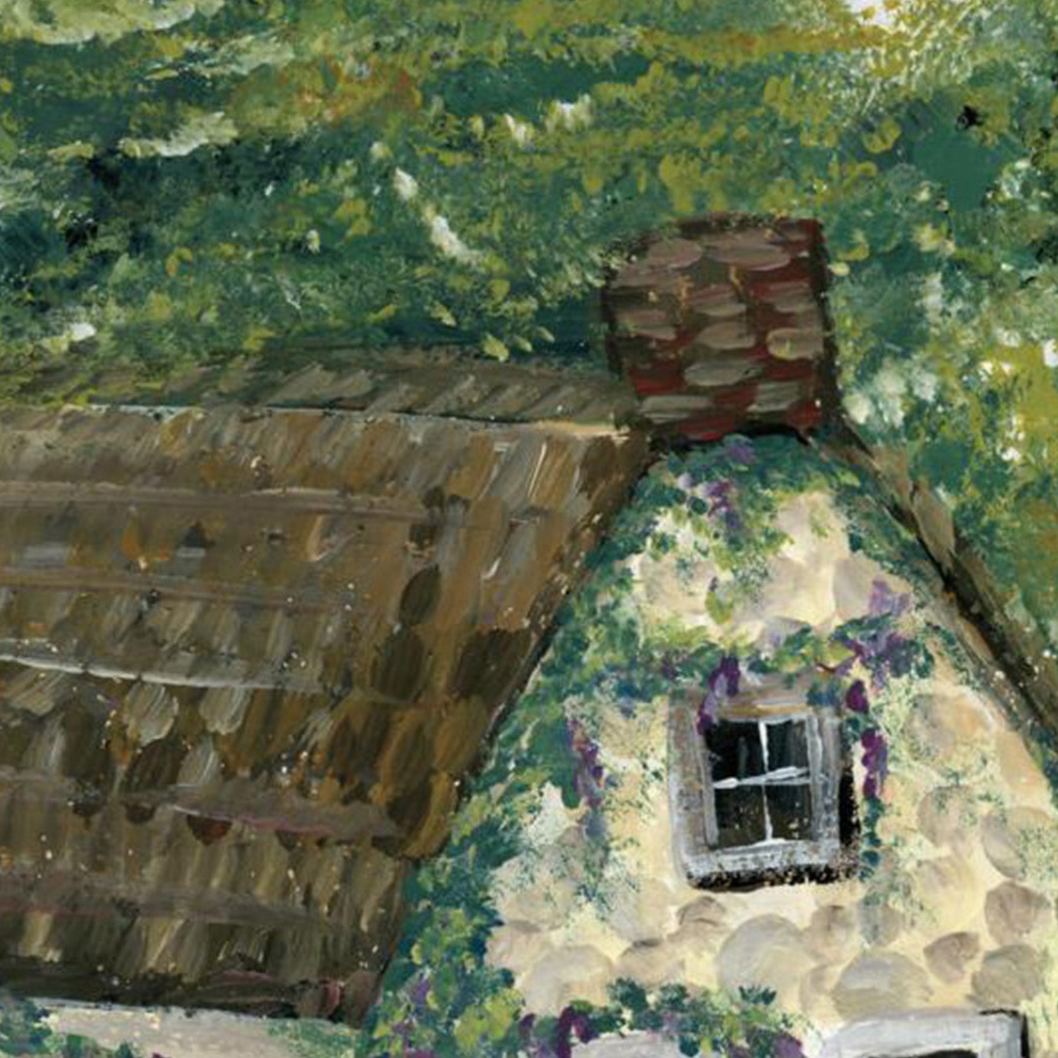 wall-art-print-canvas-poster-framed-Country Cottage, Style C & D, Set Of 2-11