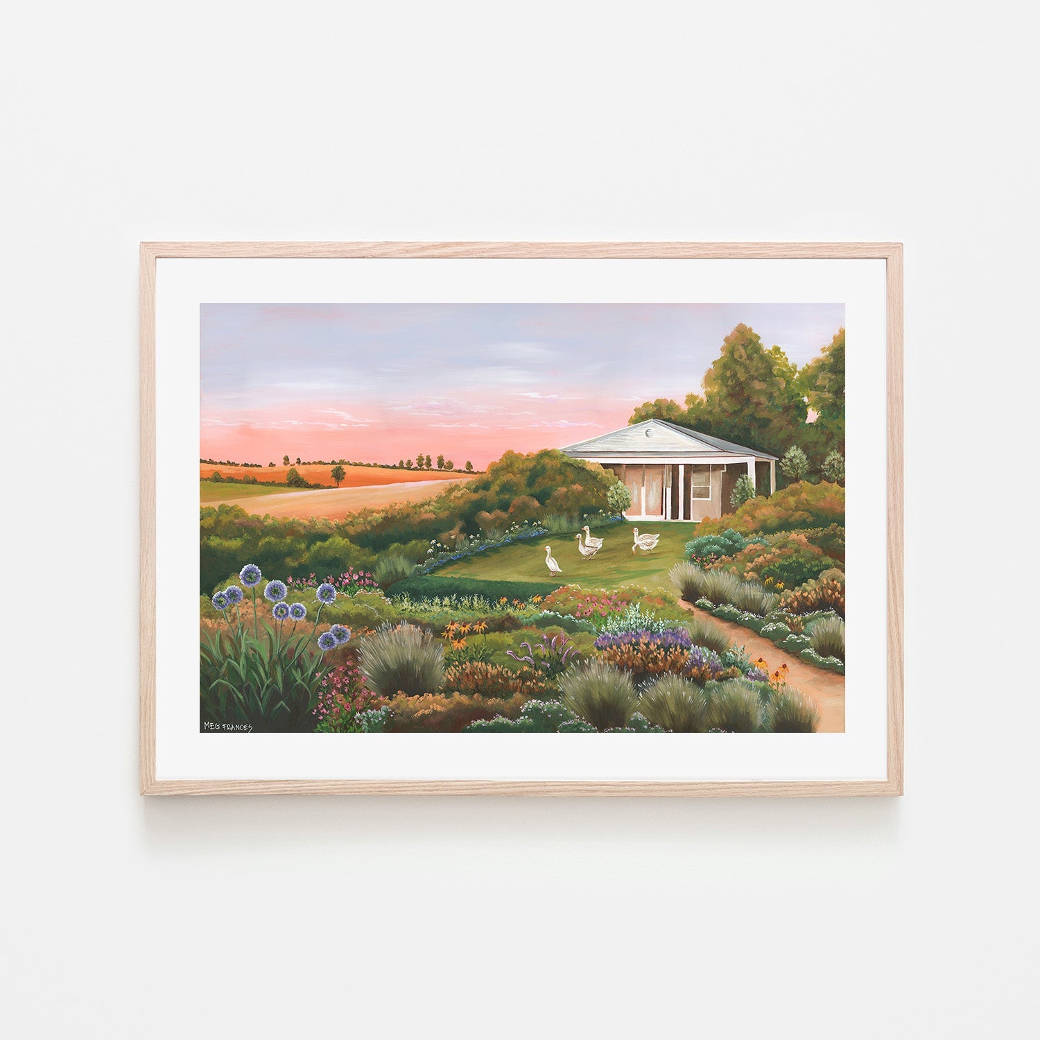 wall-art-print-canvas-poster-framed-Country Garden-6