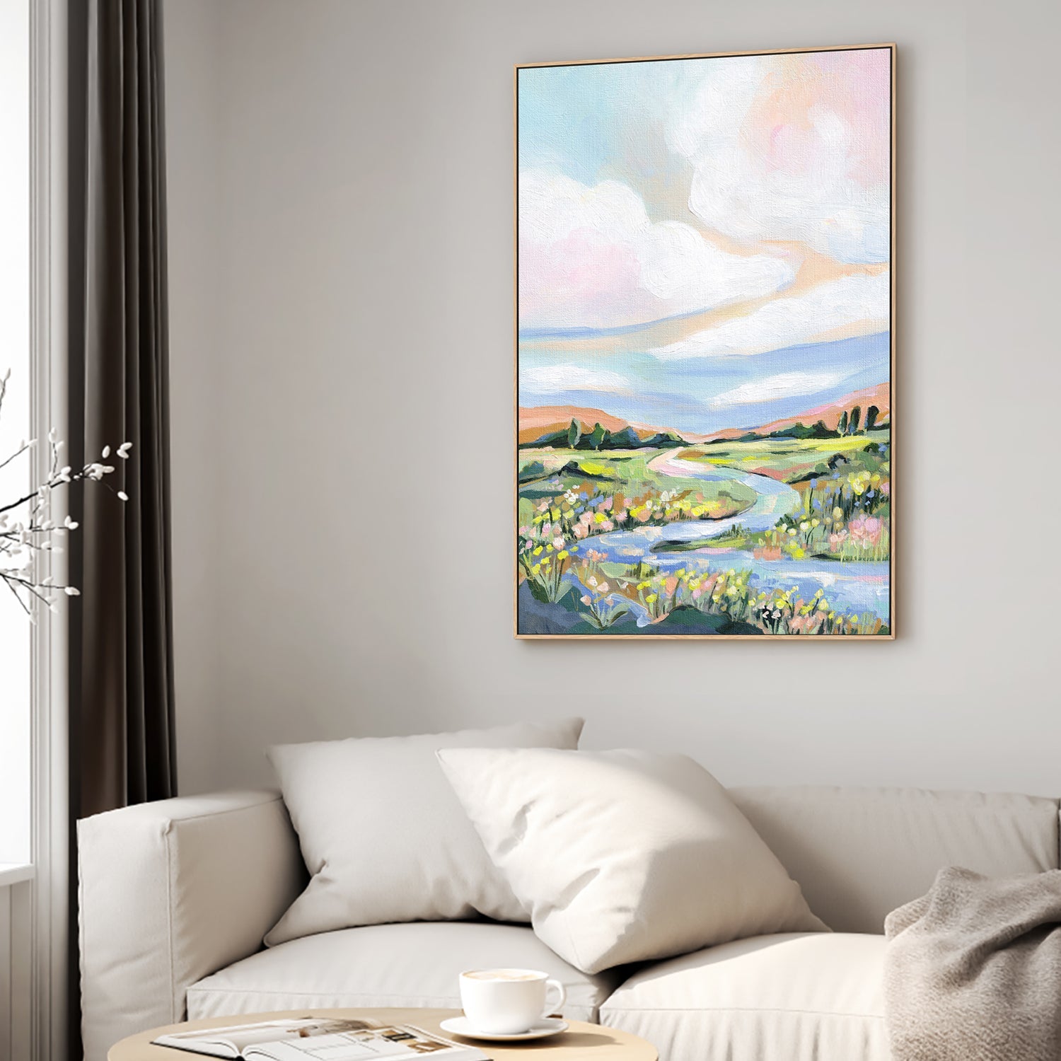 wall-art-print-canvas-poster-framed-Countryside Meander-2