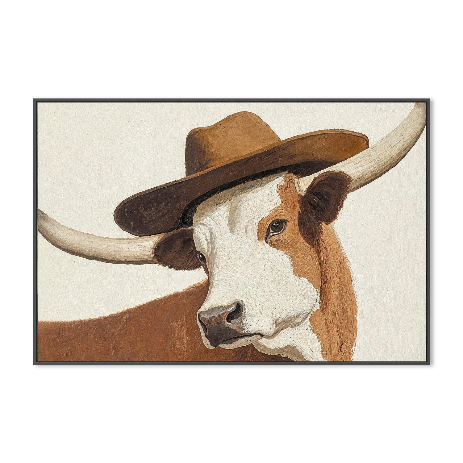 wall-art-print-canvas-poster-framed-Cow Cow , By Lady Hana-3