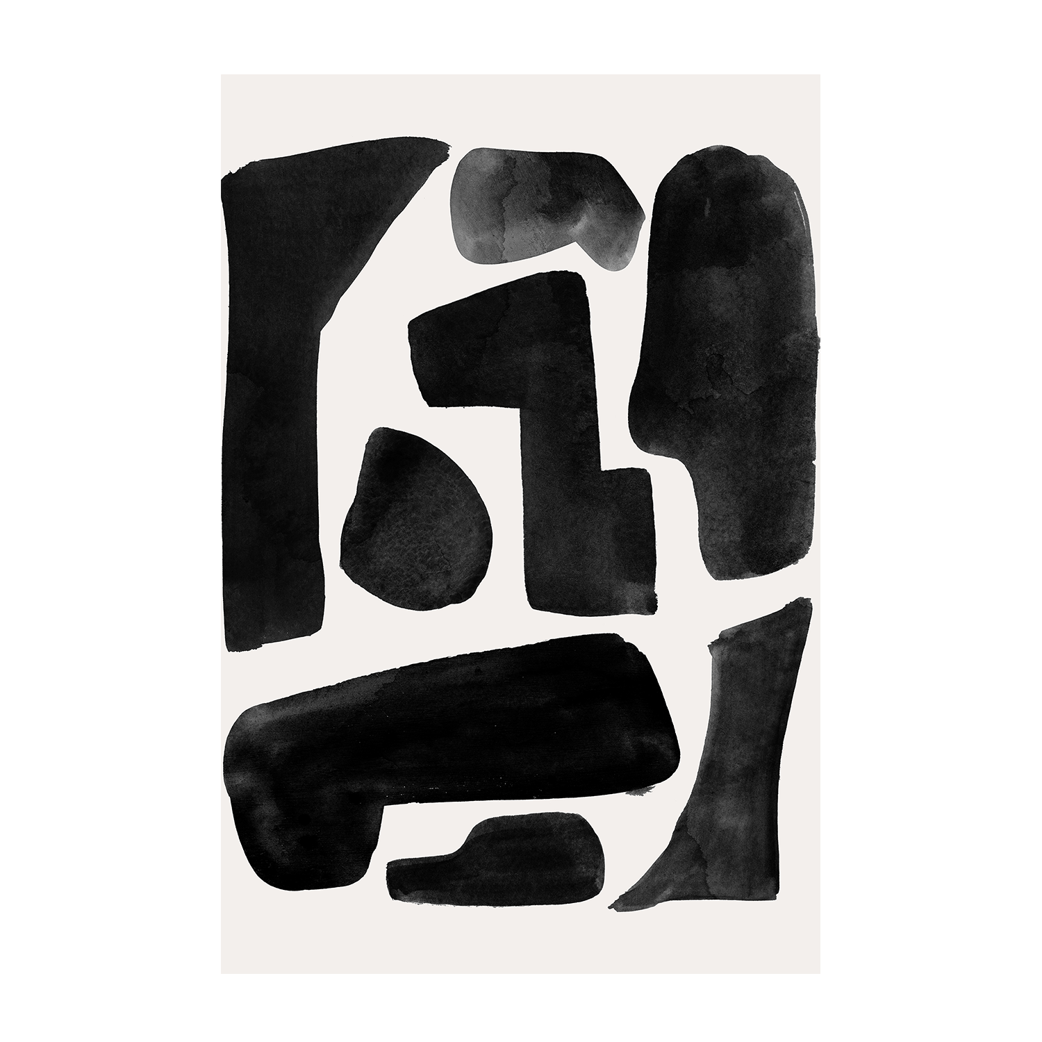 wall-art-print-canvas-poster-framed-Cozy Puzzle Abstract, Style B , By Aubrey-1