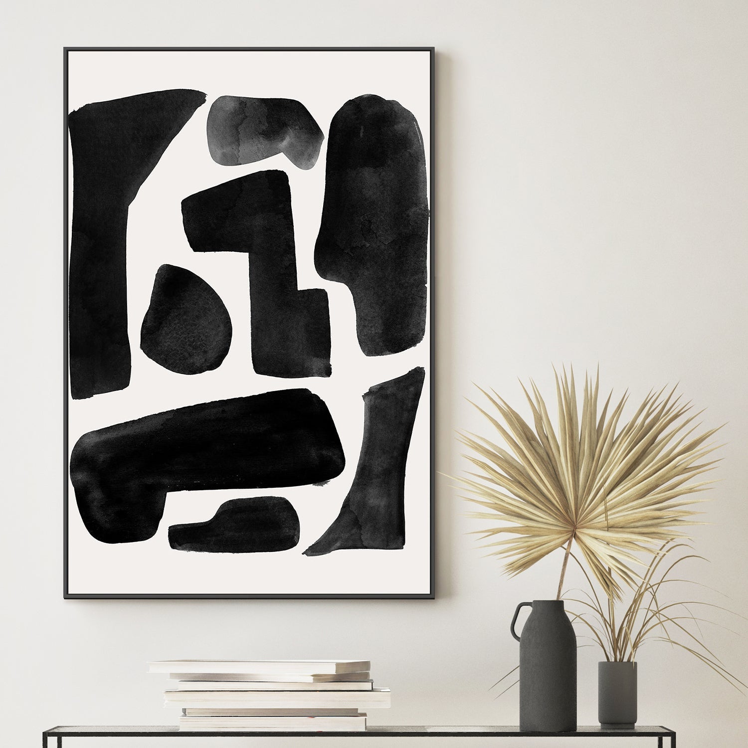 wall-art-print-canvas-poster-framed-Cozy Puzzle Abstract, Style B , By Aubrey-2