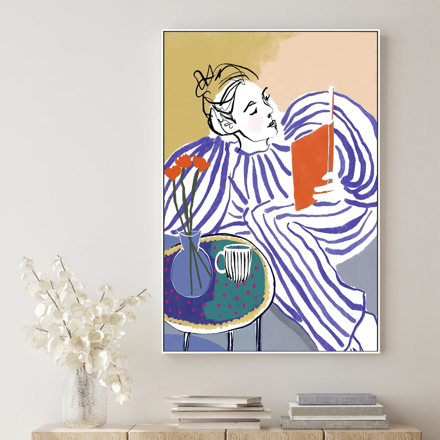wall-art-print-canvas-poster-framed-Cozy Reading Corner-2