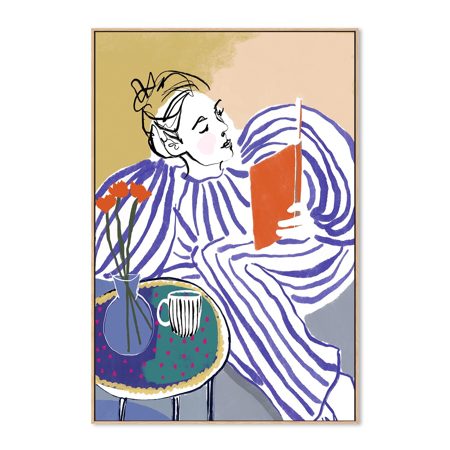 wall-art-print-canvas-poster-framed-Cozy Reading Corner-4