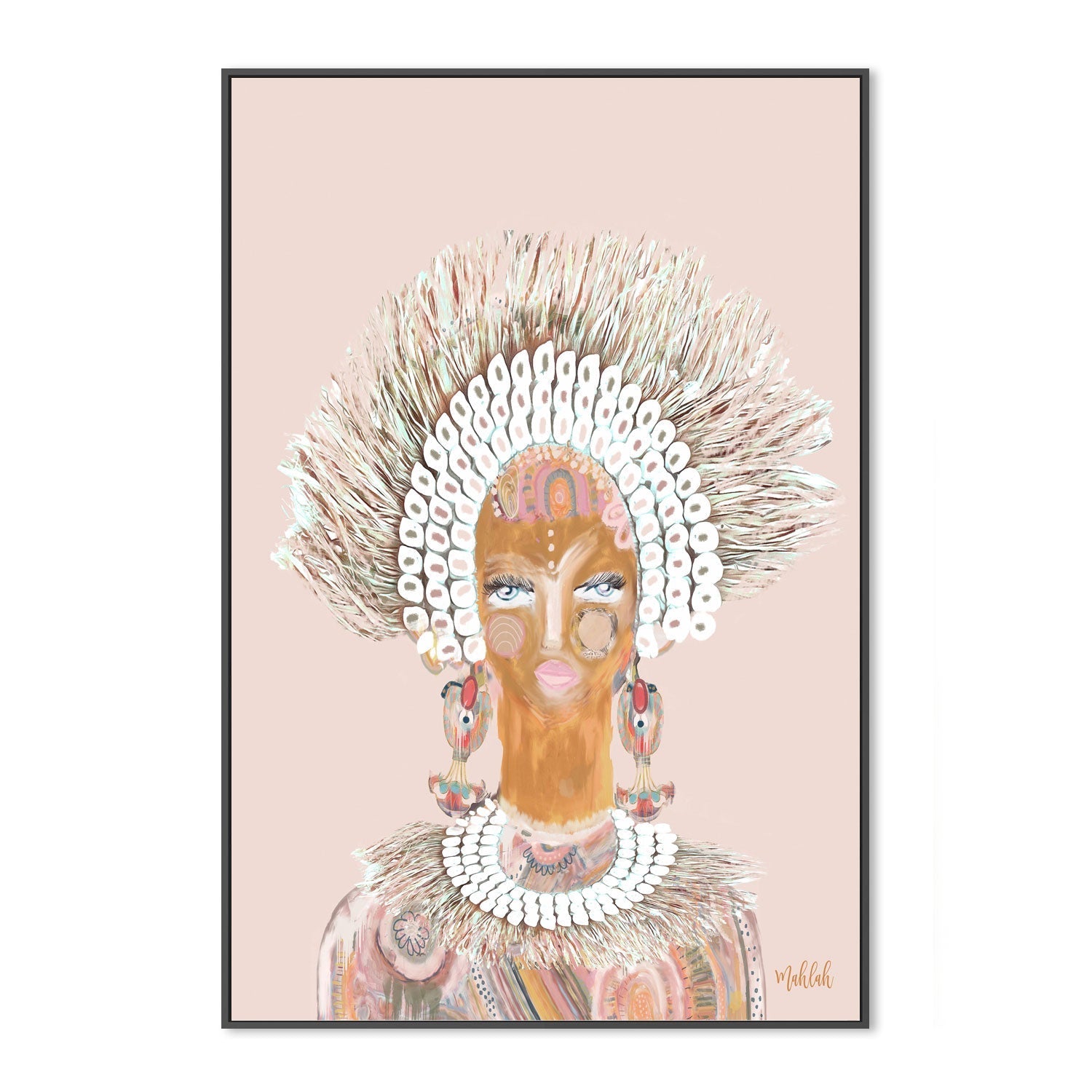 wall-art-print-canvas-poster-framed-Cream Herra , By Inkheart Designs-3