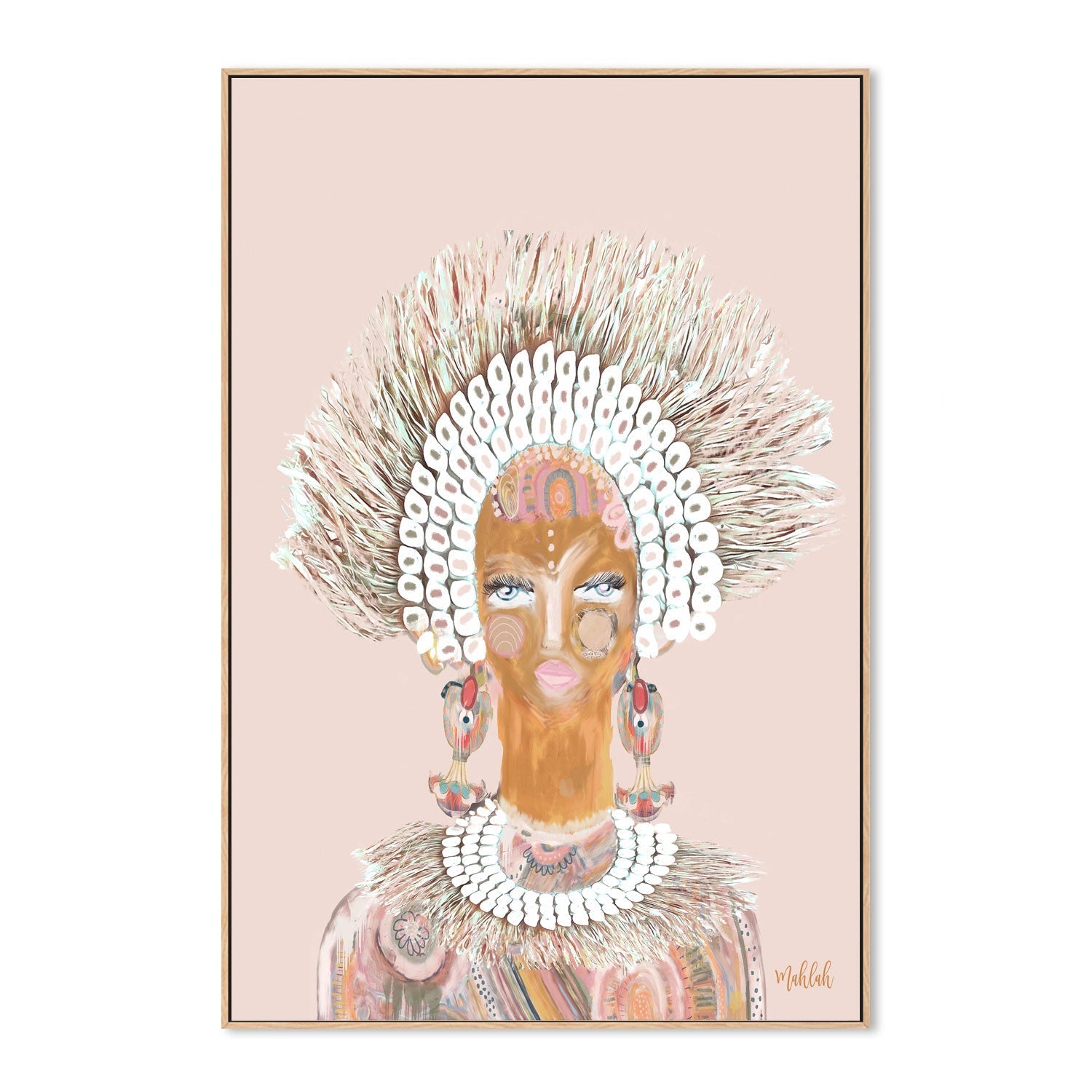wall-art-print-canvas-poster-framed-Cream Herra , By Inkheart Designs-4