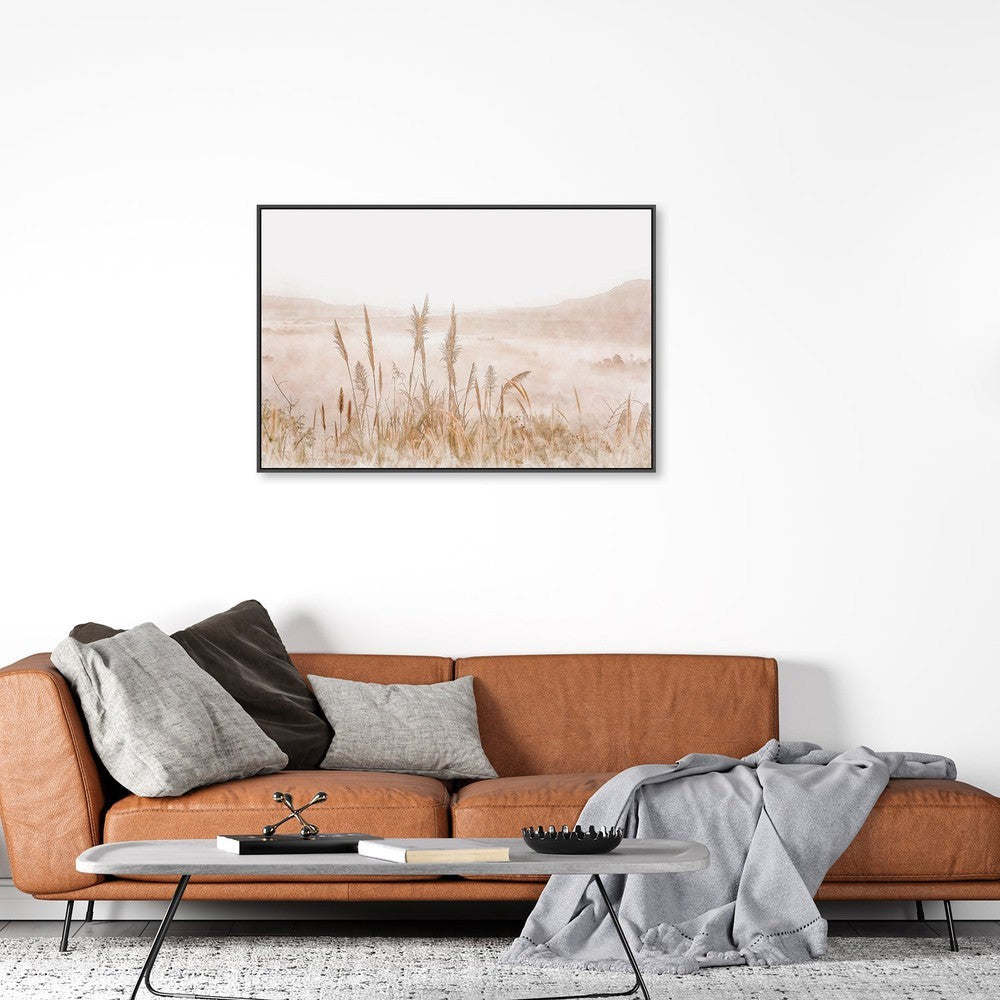 wall-art-print-canvas-poster-framed-Creamy And Blush Hill Impression, Style A-by-Gioia Wall Art-Gioia Wall Art