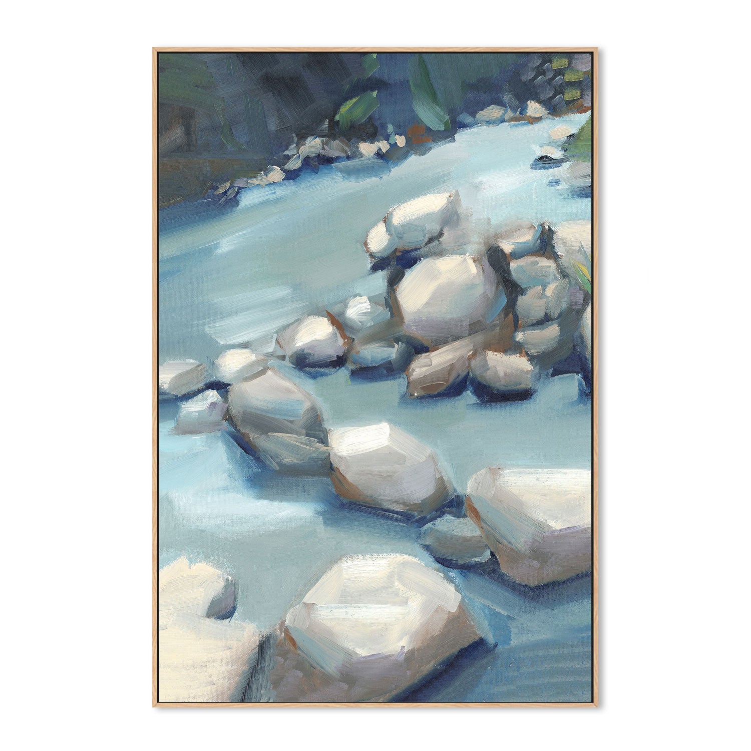 wall-art-print-canvas-poster-framed-Creek , By Jenny Westenhofer Art-4