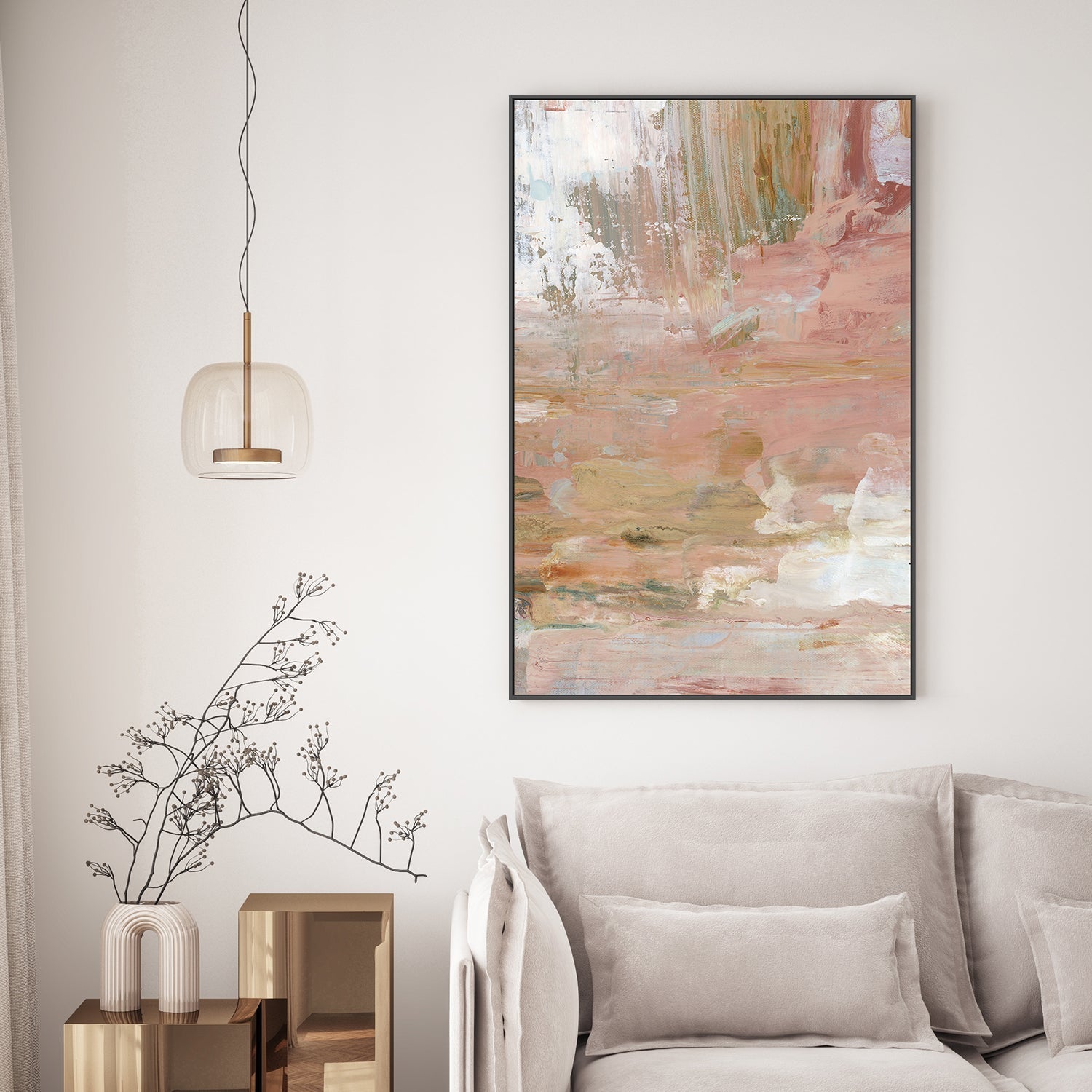 wall-art-print-canvas-poster-framed-Cresting, Style D , By Zelda Cane-2